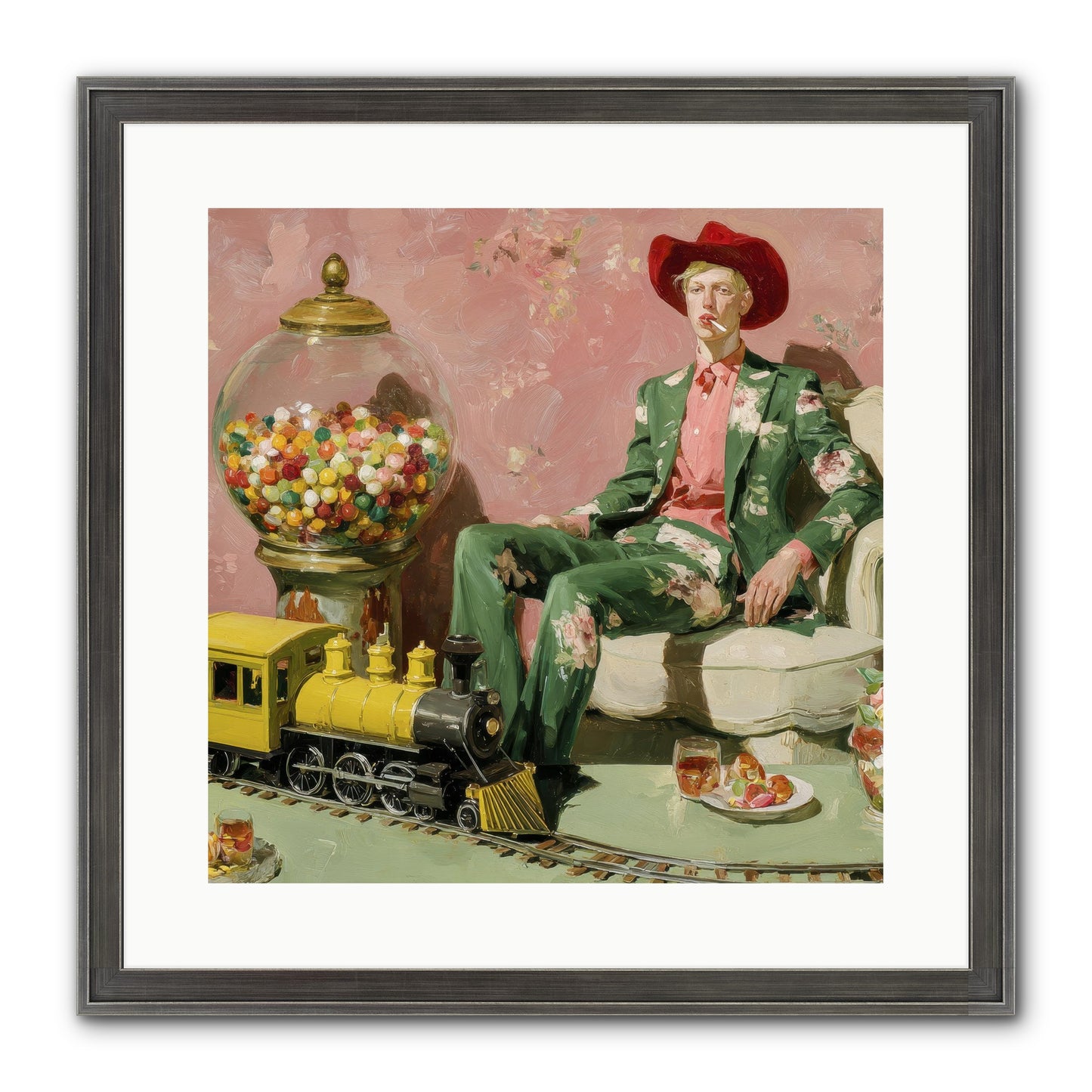 A Handbook For Gentle Eccentrics Framed Print - Slimwoods Black/Silver 16x16