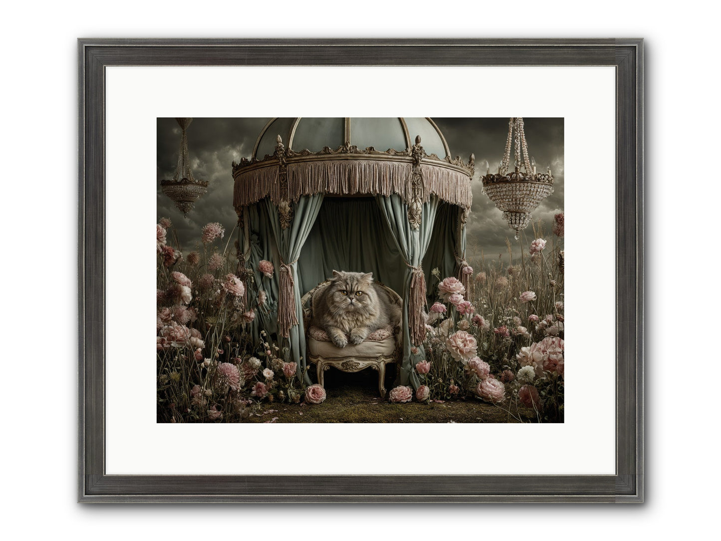 A Heart Full Of Sky Framed Print - Slimwoods Black/Silver 16x12