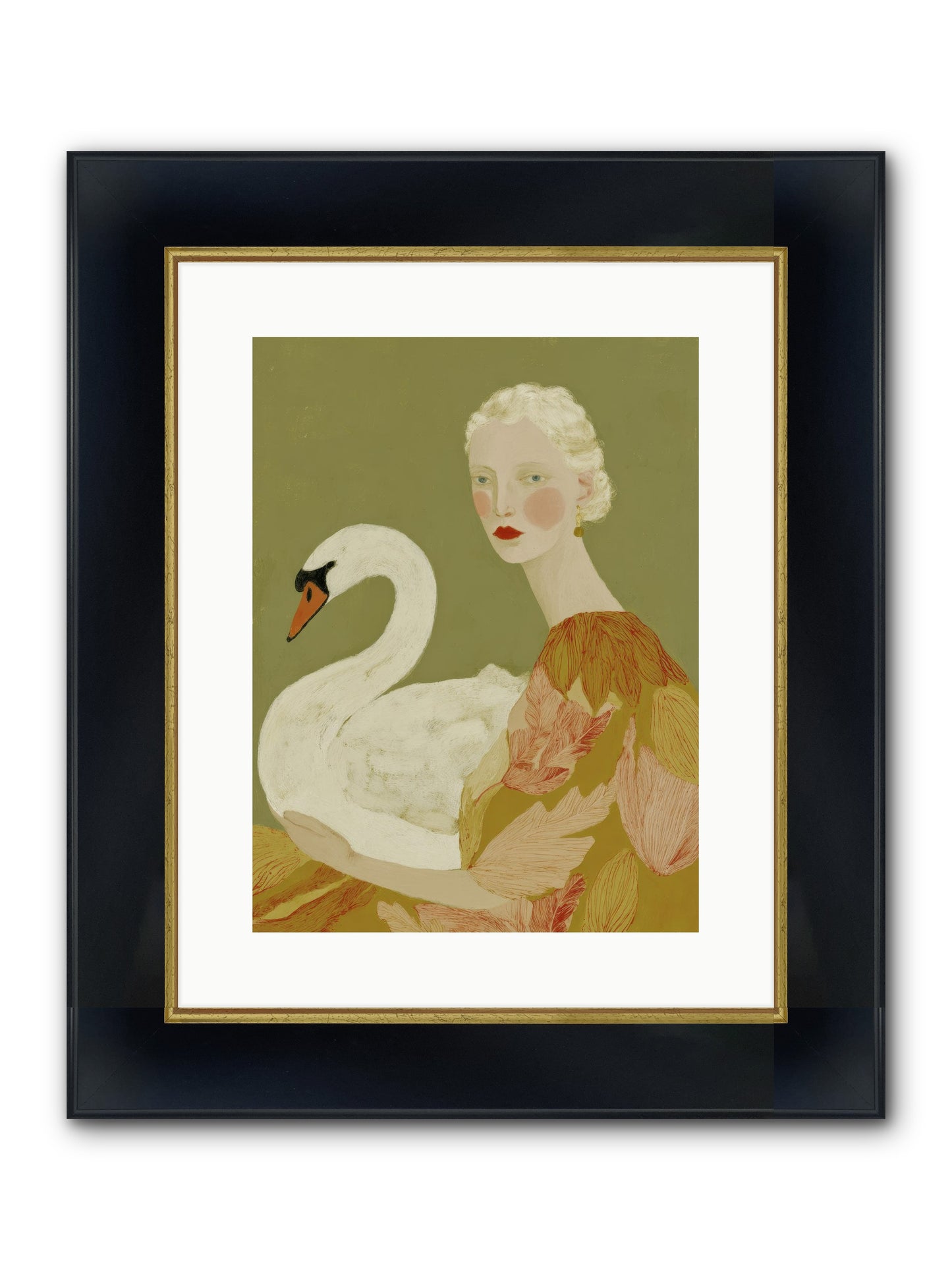 A Hint Of Wonder Framed Print - Wide Black w/Gold 12x16