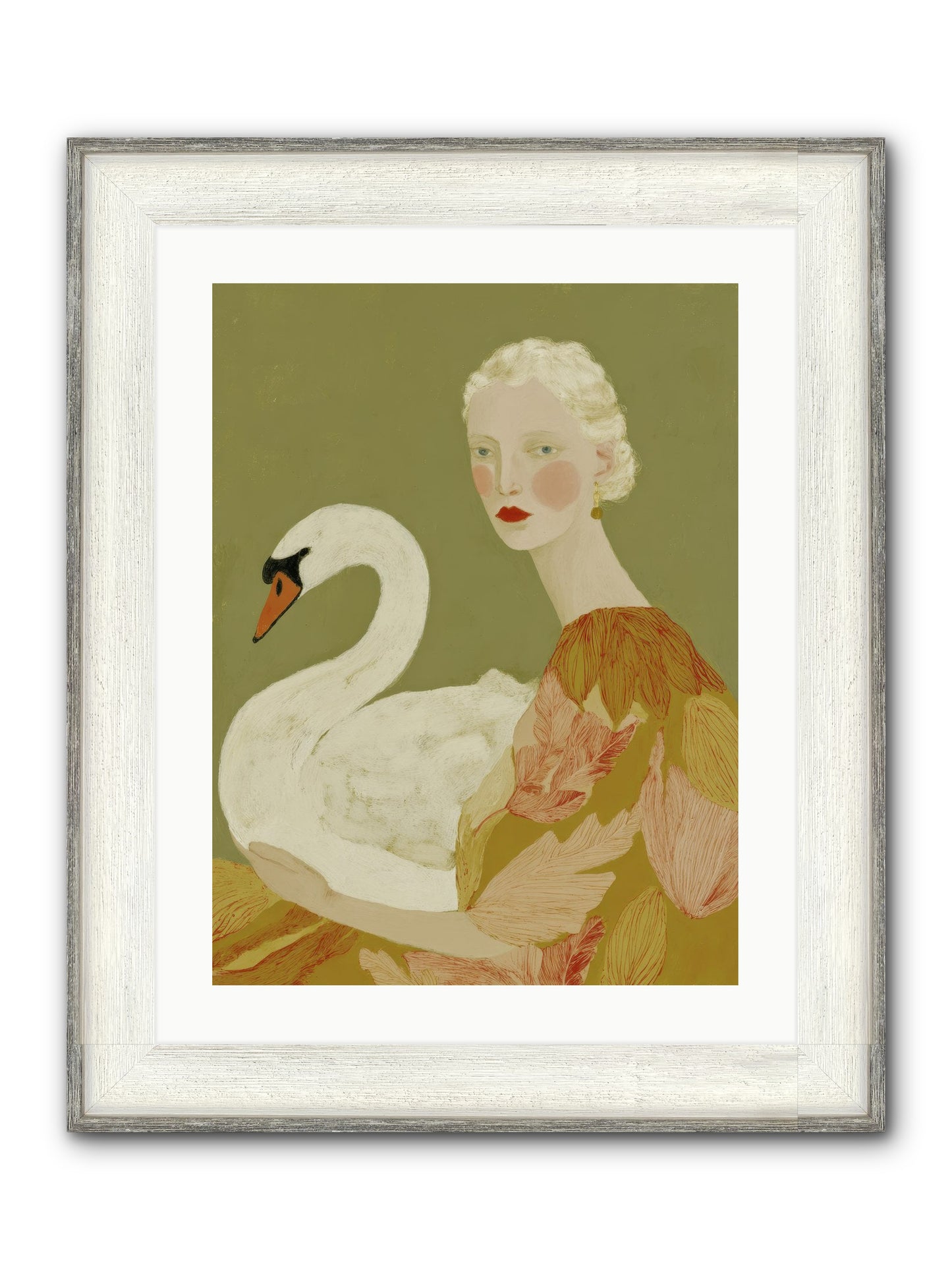 A Hint Of Wonder Framed Print - Driftwood White 18x24