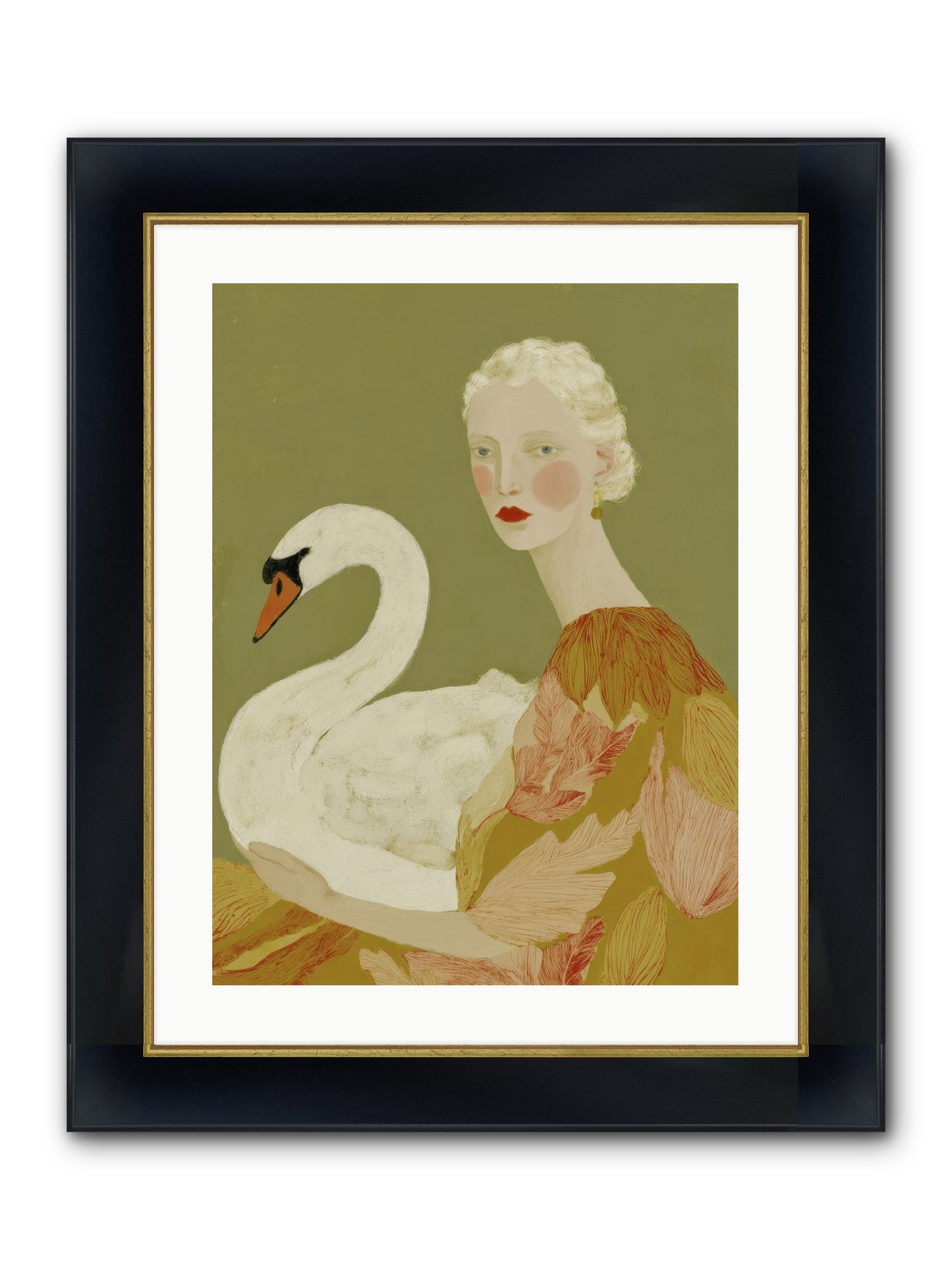 A Hint Of Wonder Framed Print - Wide Black w/Gold 18x24