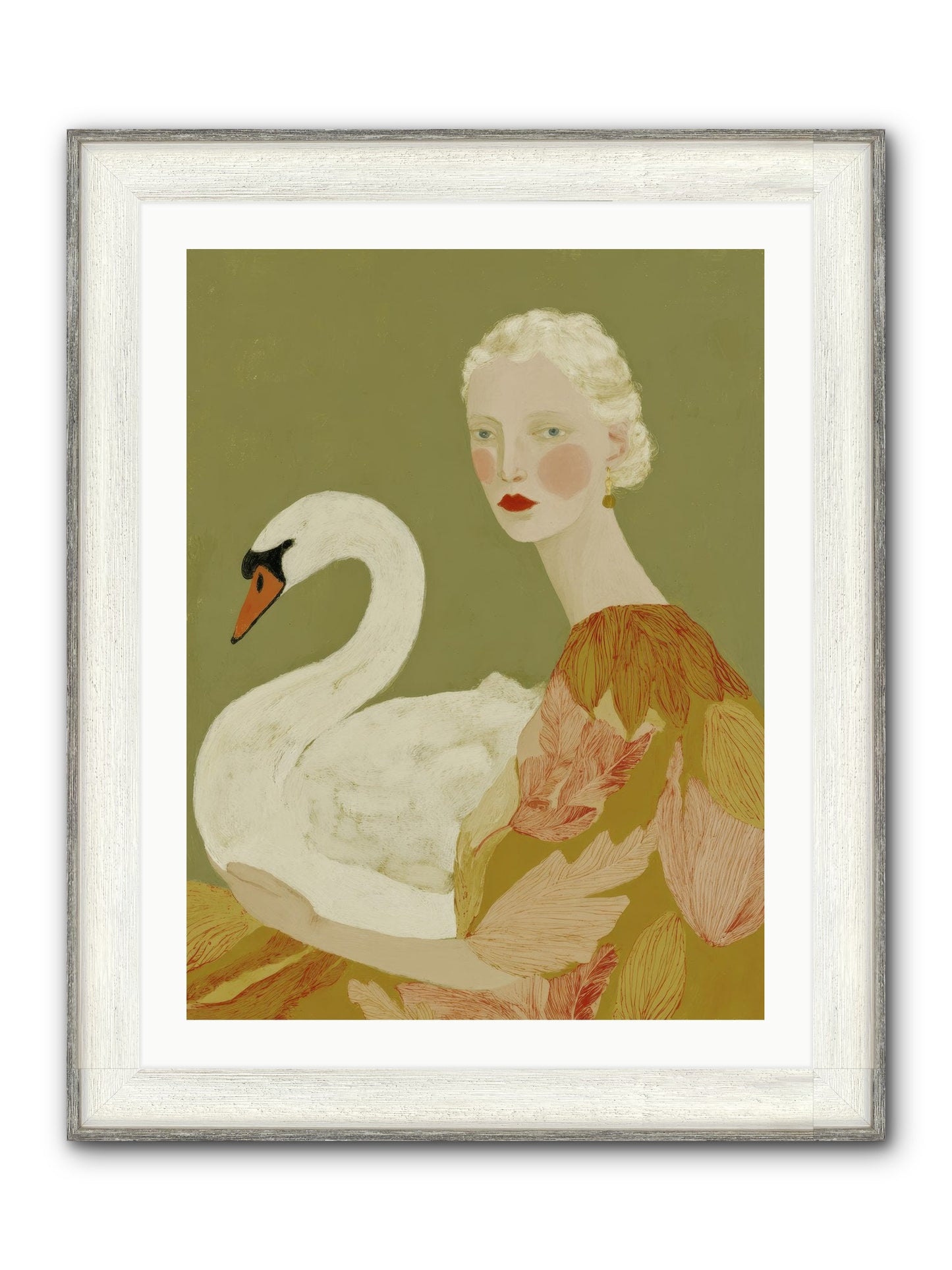 A Hint Of Wonder Framed Print - Driftwood White 24x32