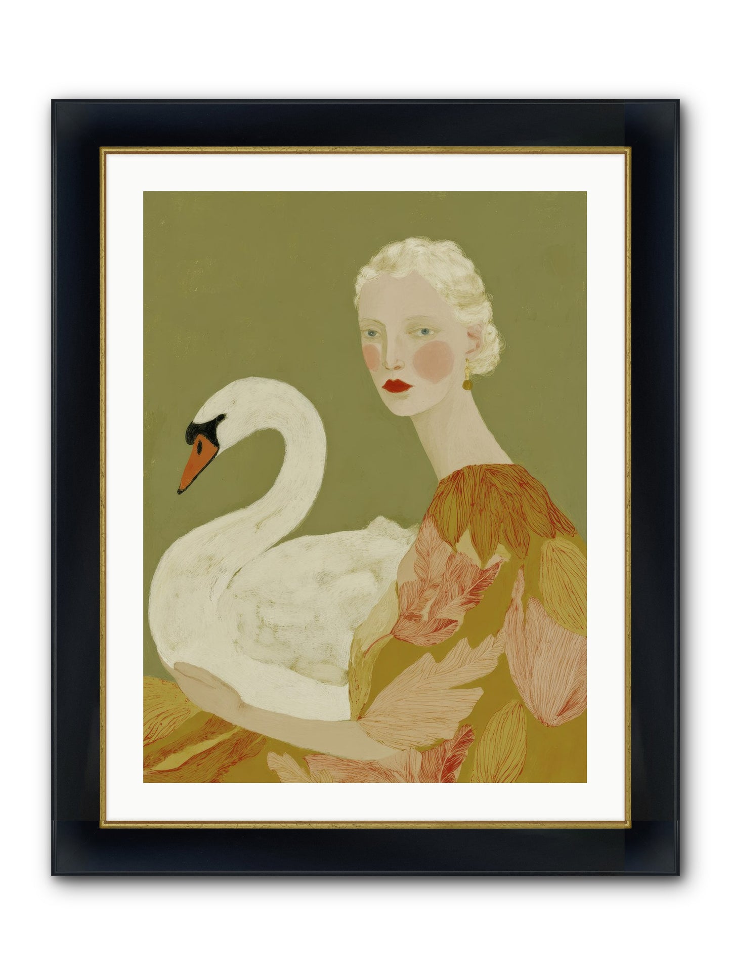 A Hint Of Wonder Framed Print - Wide Black w/Gold 24x32