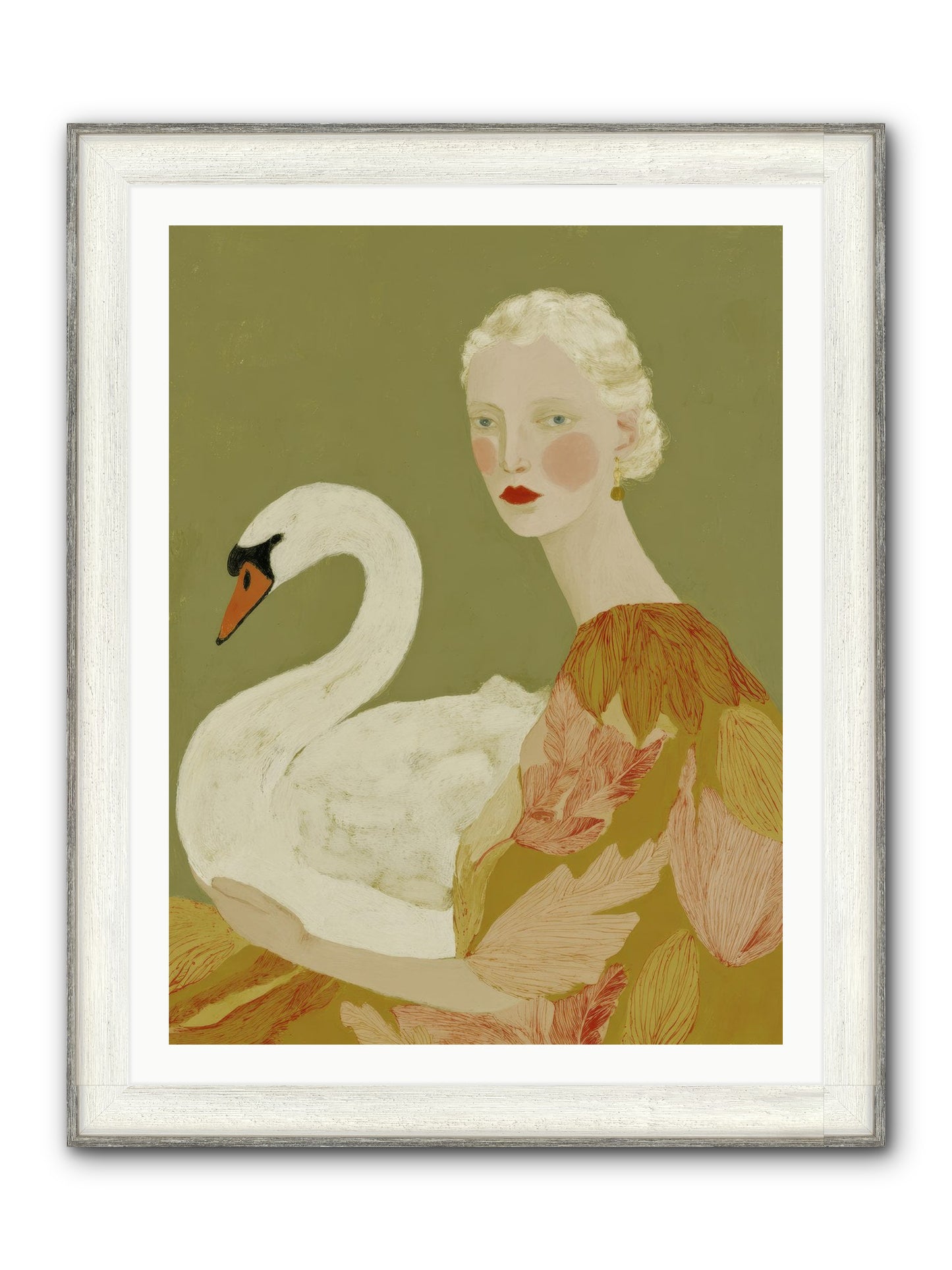 A Hint Of Wonder Framed Print - Driftwood White 30x40