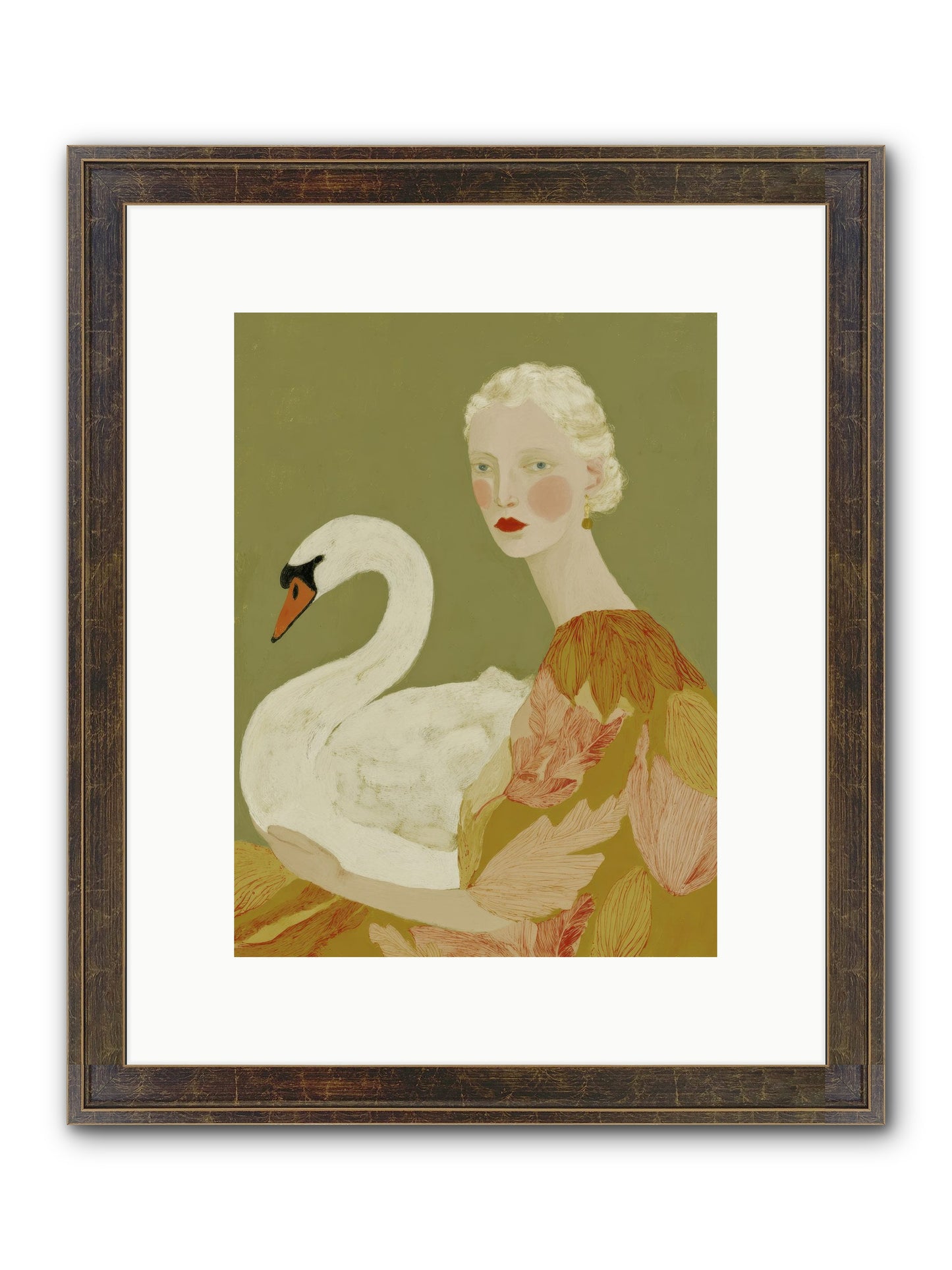 A Hint Of Wonder Framed Print - Slimwoods Black/Gold 9x12
