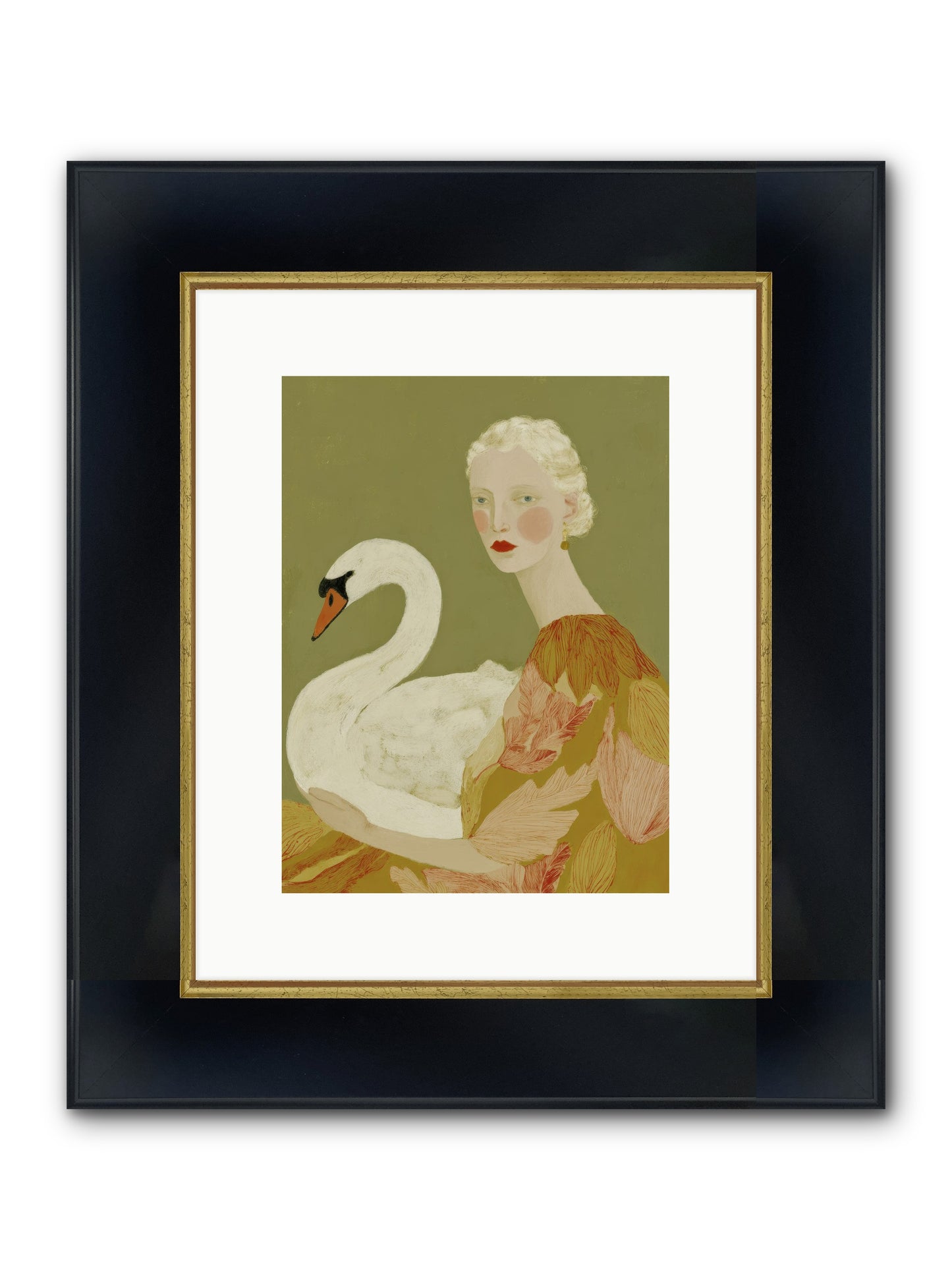A Hint Of Wonder Framed Print - Wide Black w/Gold 9x12