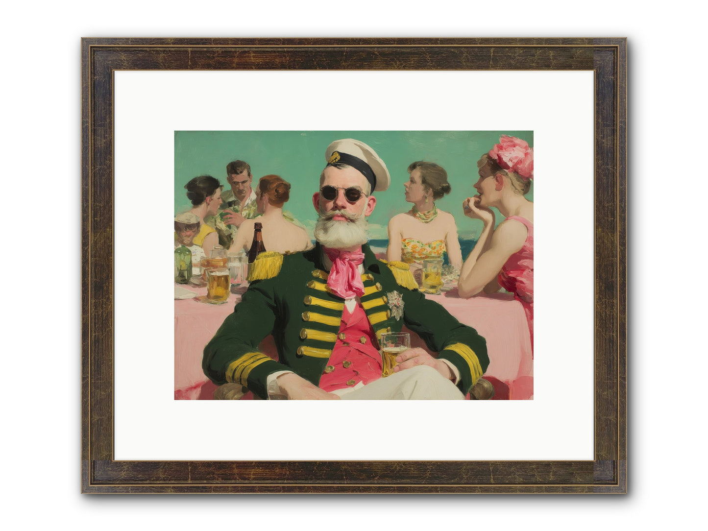 A Letter Never Sent Framed Print - Slimwoods Black/Gold 12x9