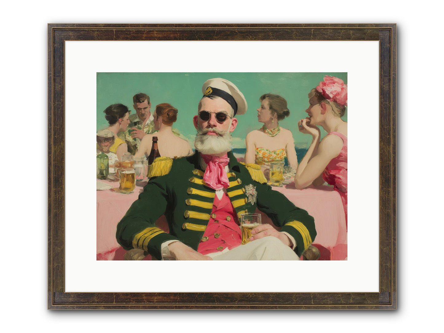 A Letter Never Sent Framed Print - Slimwoods Black/Gold 16x12