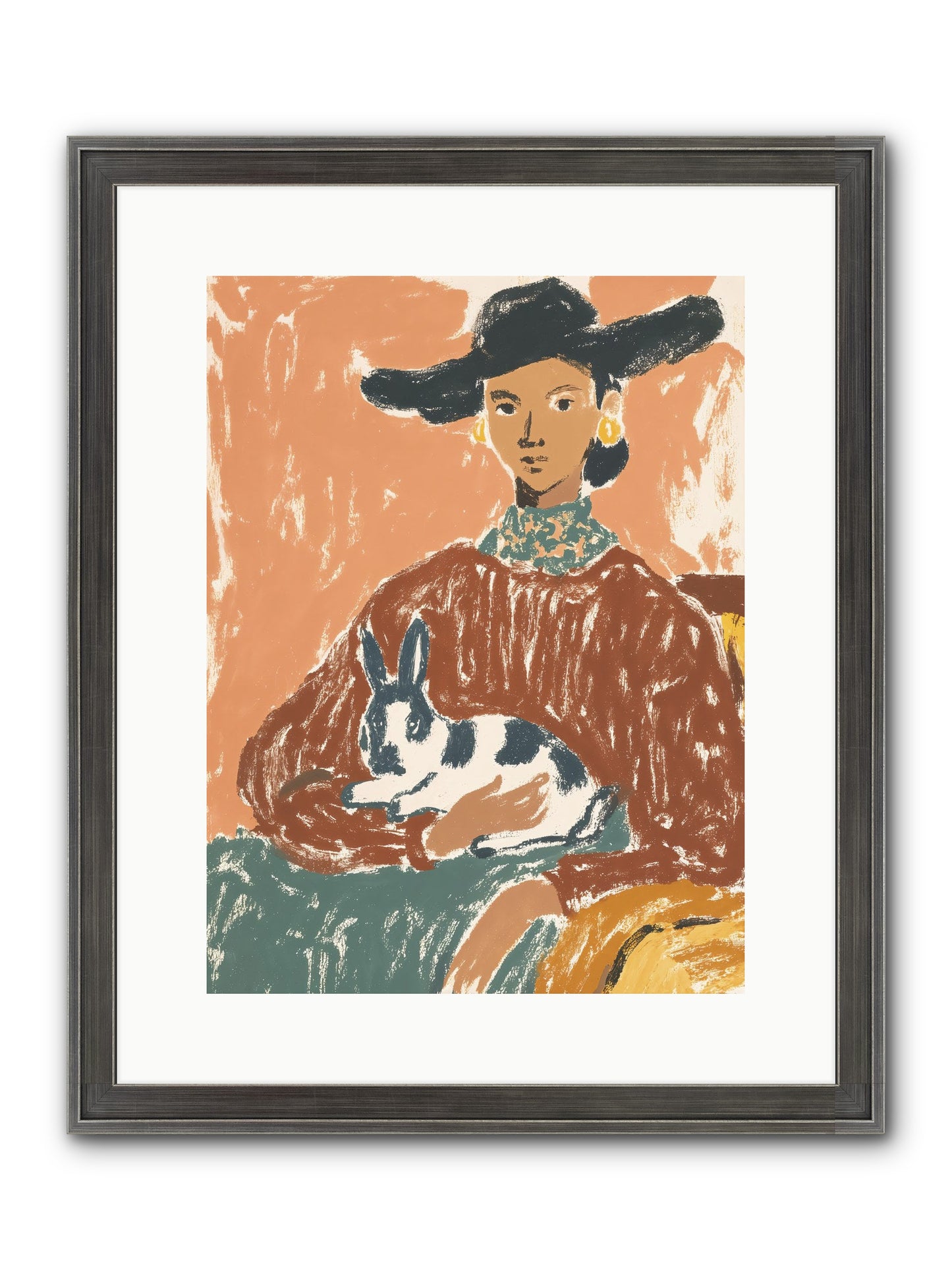 A Lullaby In The Making Framed Print - Slimwoods Black/Silver 12x16