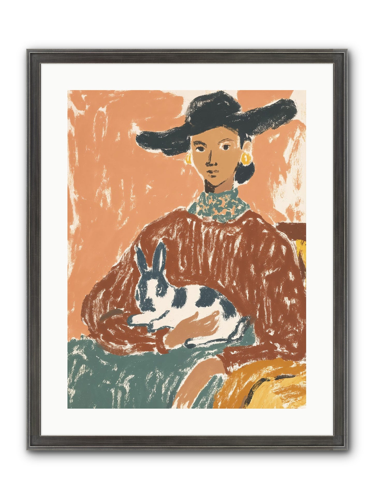 A Lullaby In The Making Framed Print - Slimwoods Black/Silver 18x24