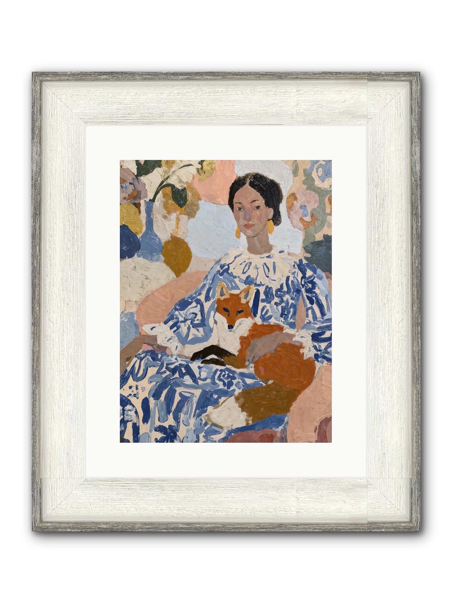 A Magical Presence Framed Print - Driftwood White 12x16
