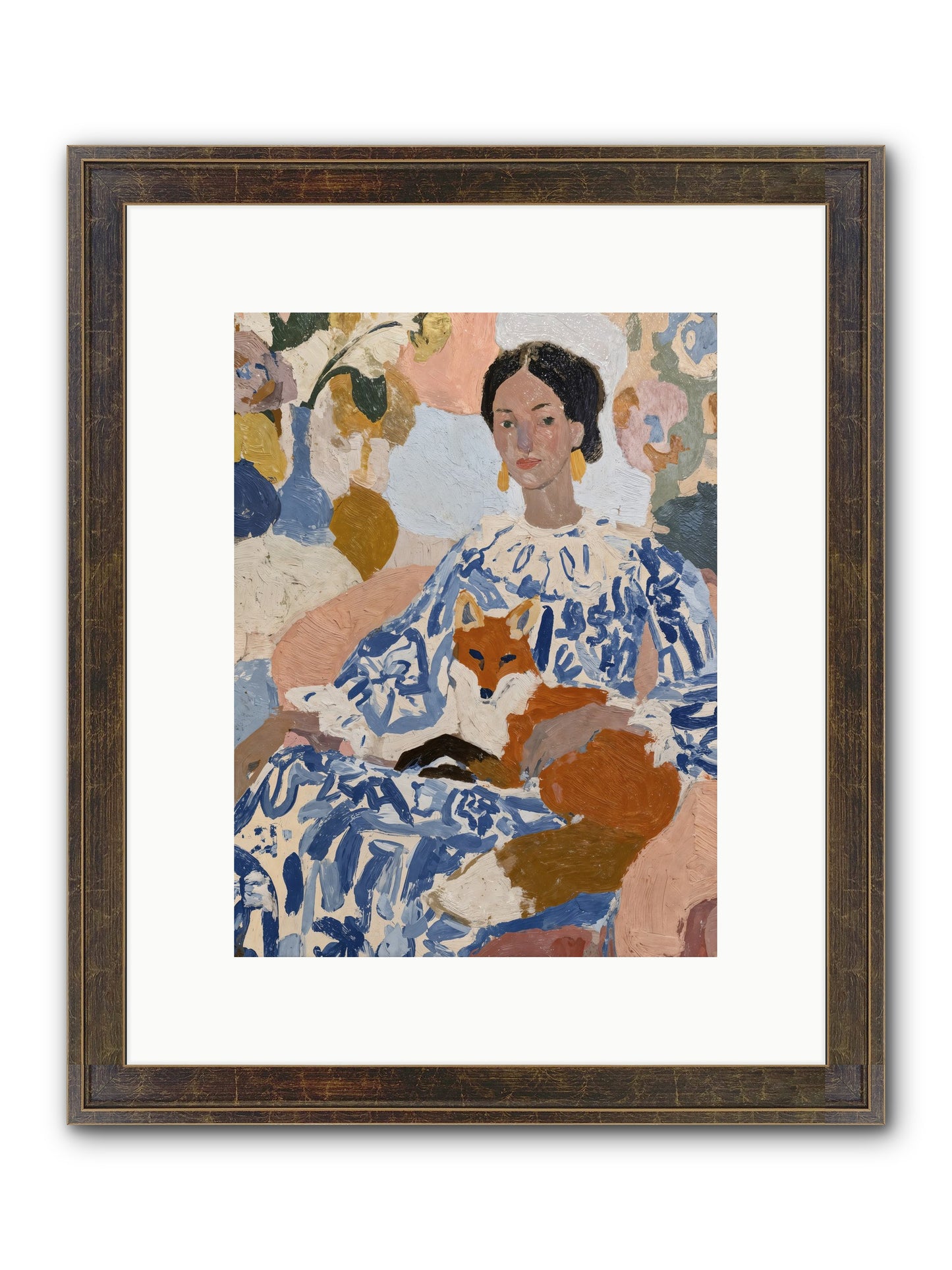 A Magical Presence Framed Print - Slimwoods Black/Gold 9x12