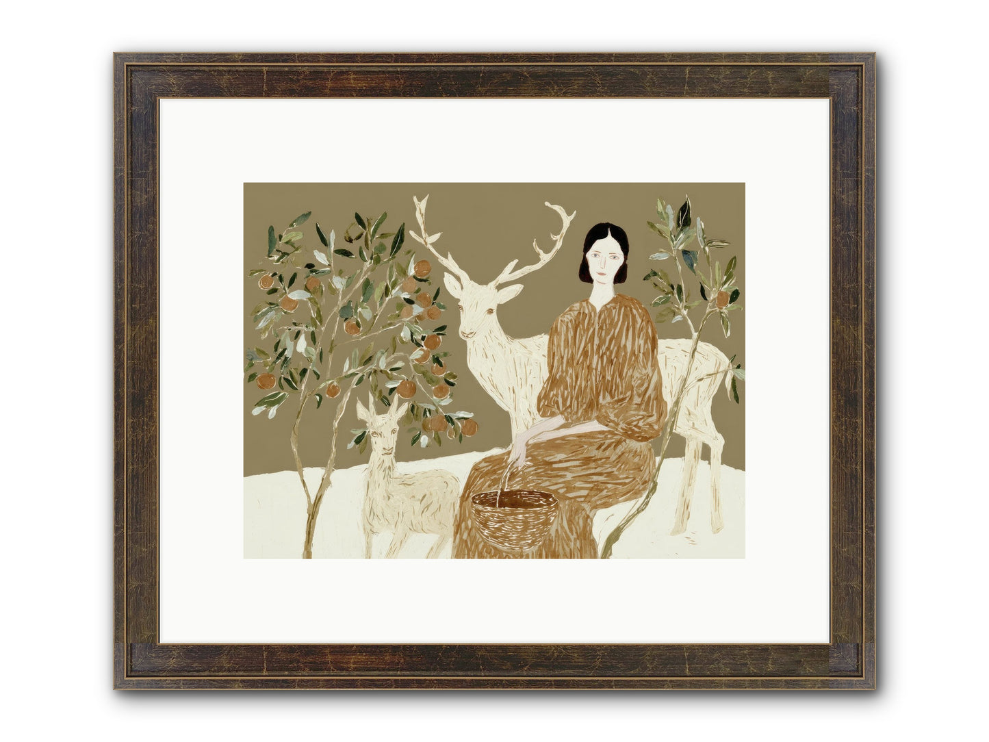 A Moment’s Grace Framed Print - Slimwoods Black/Gold 12x9