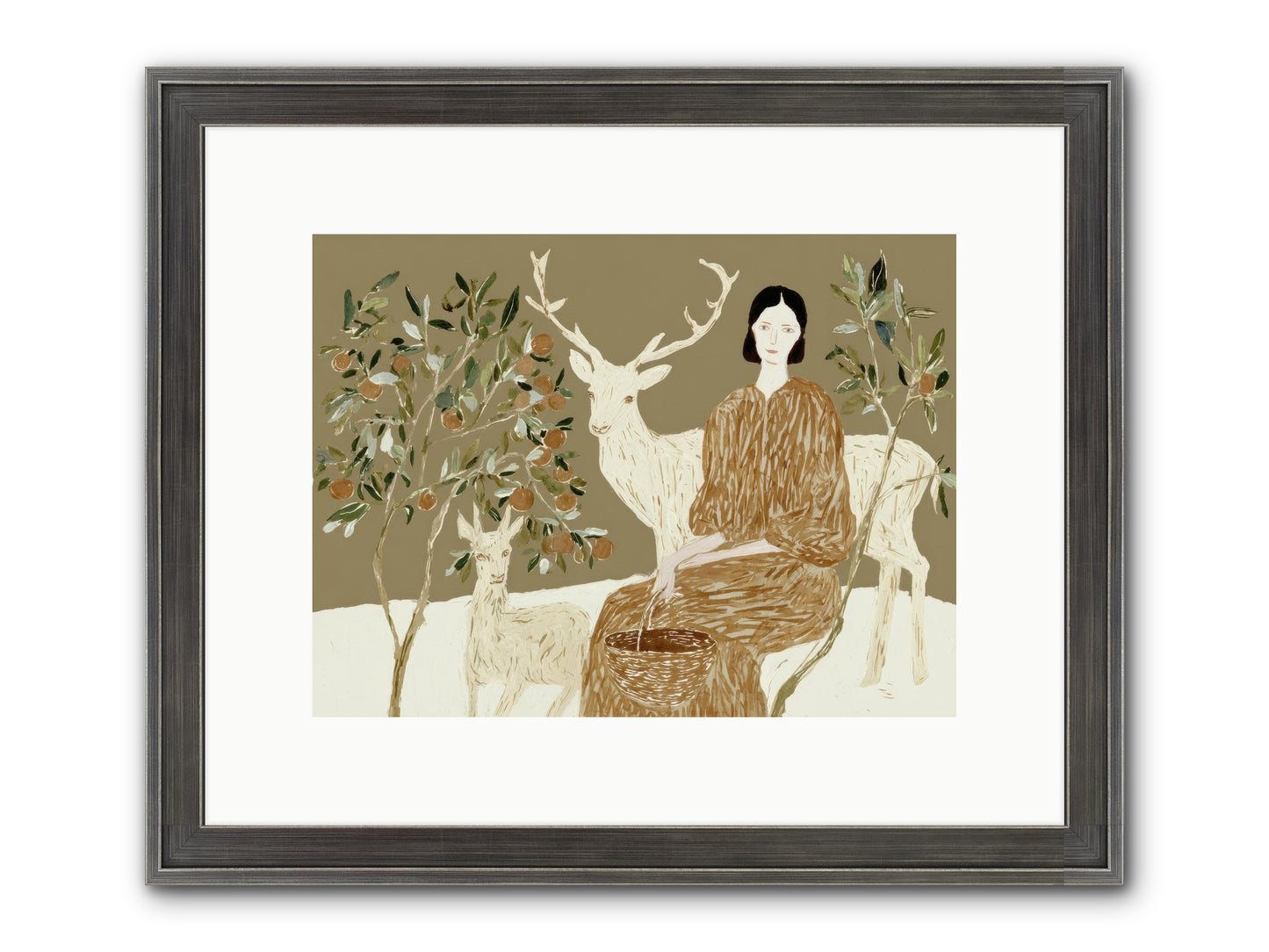 A Moment’s Grace Framed Print - Slimwoods Black/Silver 12x9