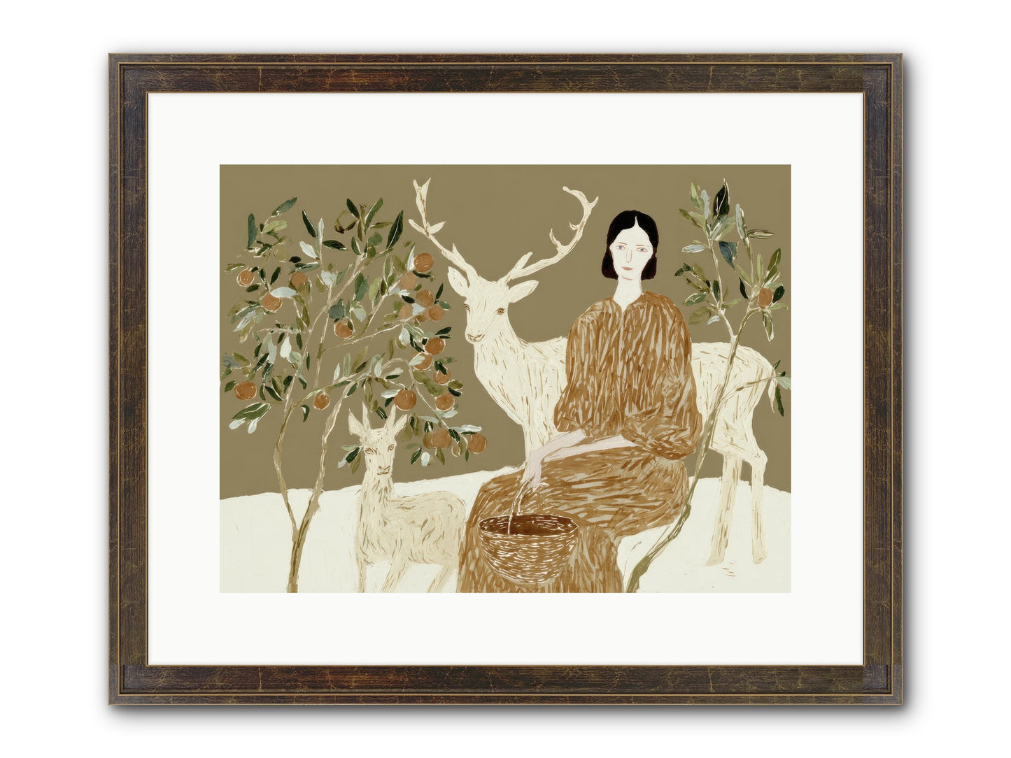 A Moment’s Grace Framed Print - Slimwoods Black/Gold 16x12