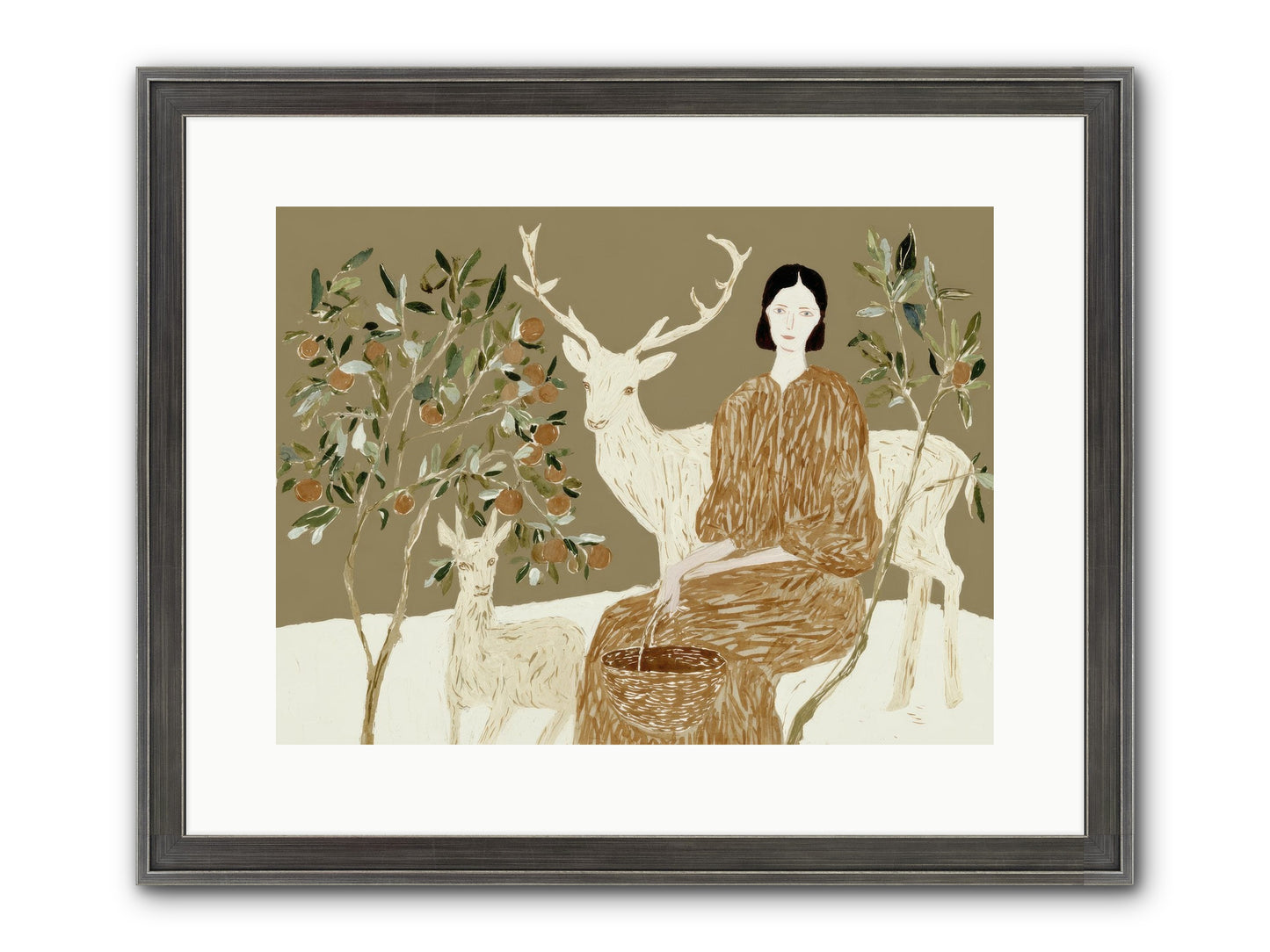 A Moment’s Grace Framed Print - Slimwoods Black/Silver 16x12