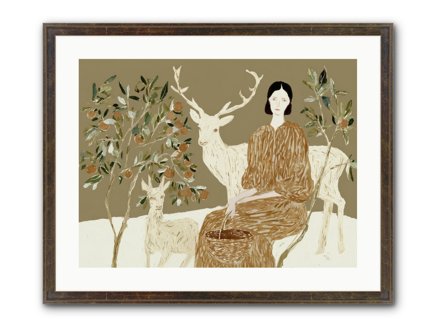 A Moment’s Grace Framed Print - Slimwoods Black/Gold 24x18