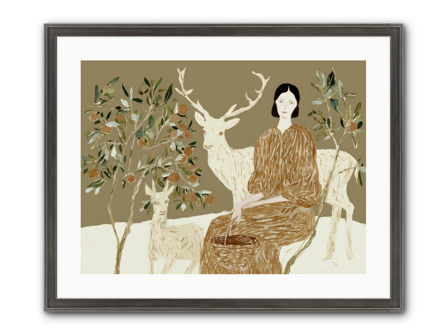 A Moment’s Grace Framed Print - Slimwoods Black/Silver 24x18