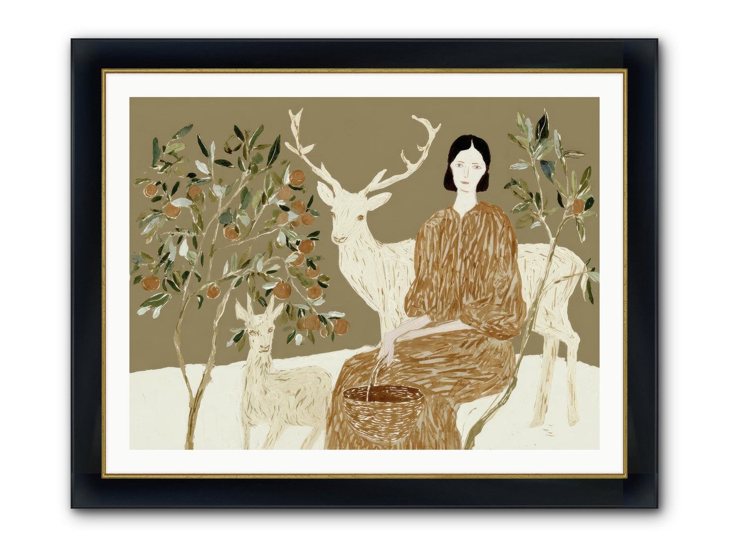 A Moment’s Grace Framed Print - Wide Black w/Gold 40x30