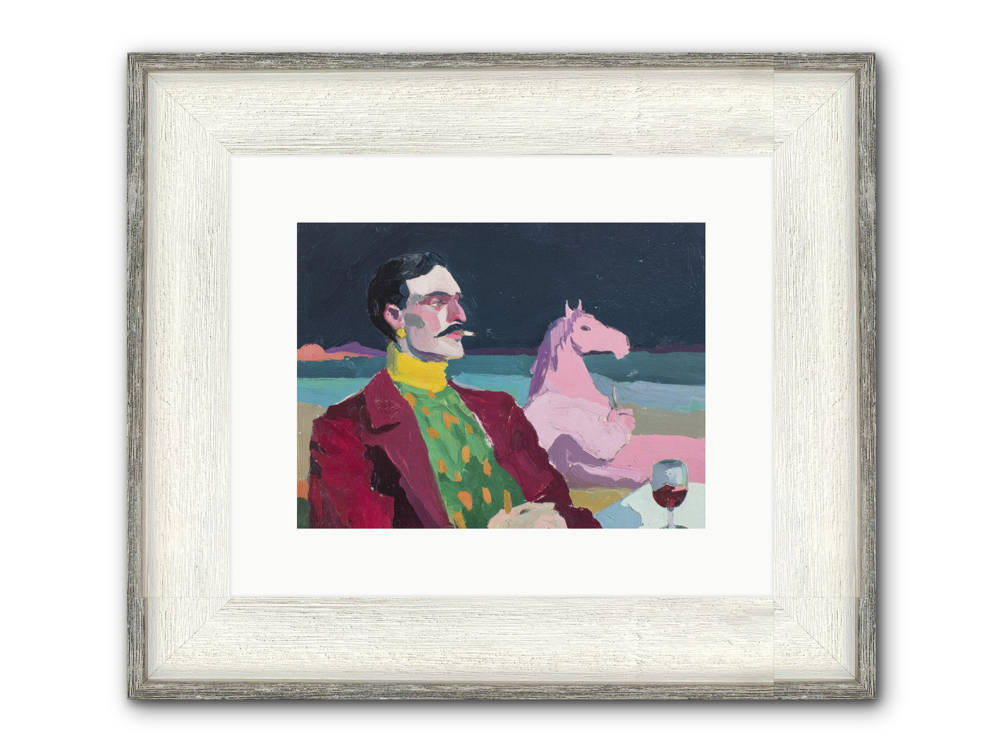 A Moment Worth Remembering Framed Print - Driftwood White 12x9