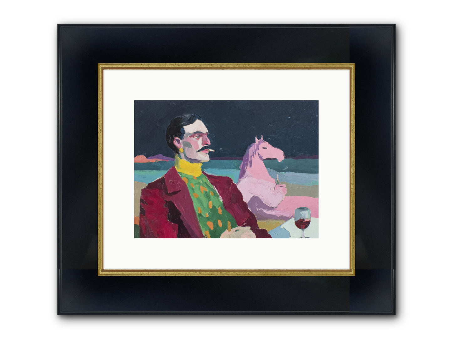 A Moment Worth Remembering Framed Print - Wide Black w/Gold 12x9