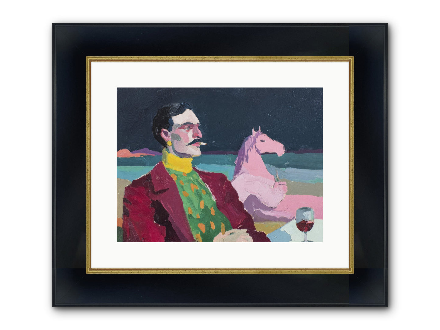 A Moment Worth Remembering Framed Print - Wide Black w/Gold 16x12