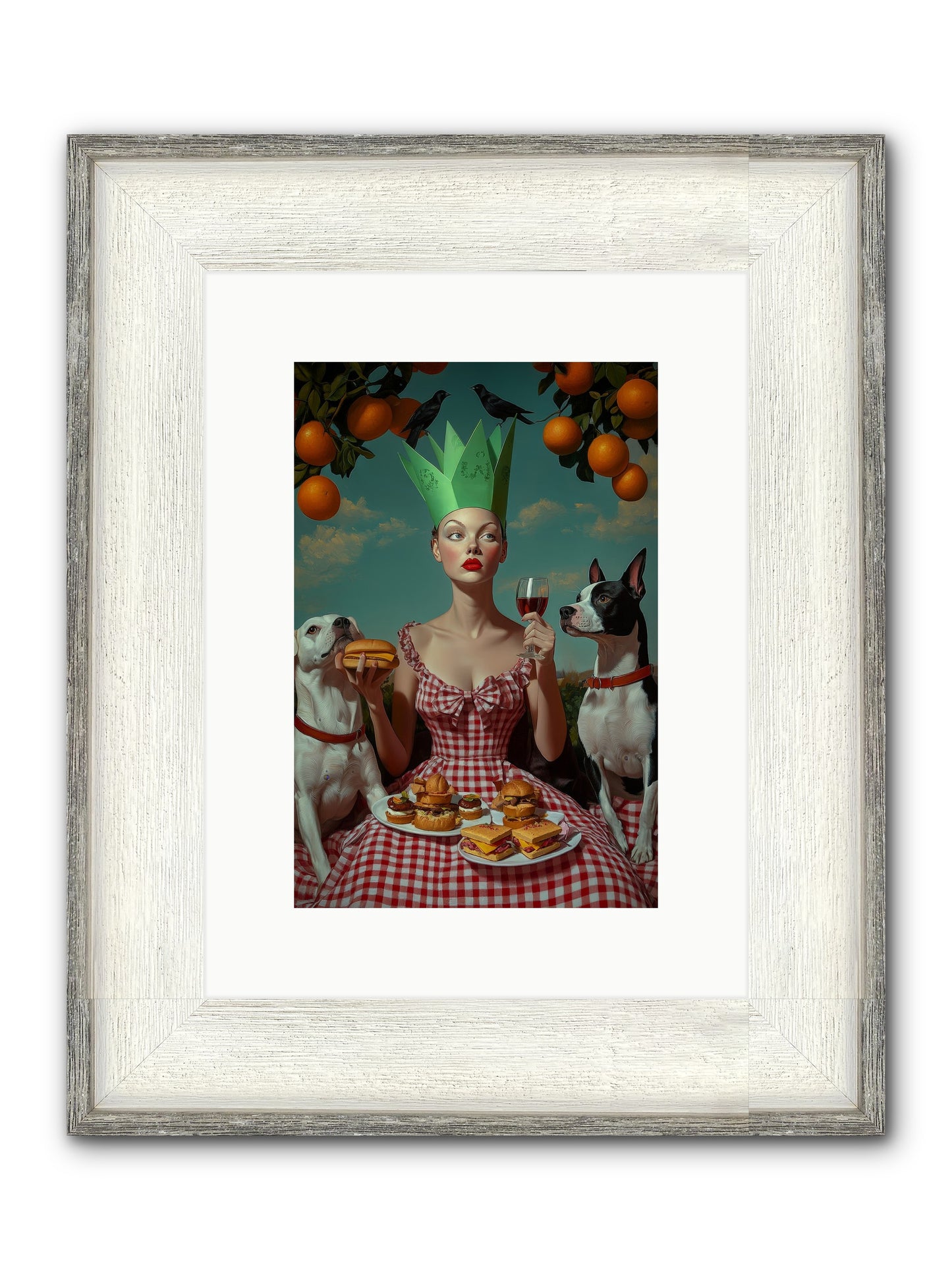 A Most Splendid Afternoon Framed Print - Driftwood White 8x12