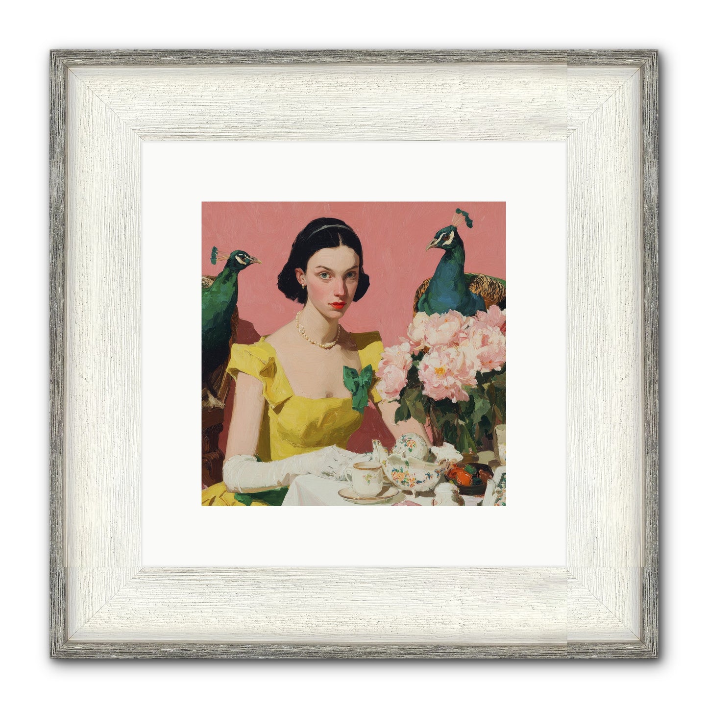 A Night To Be Remembered Framed Print - Driftwood White 10x10