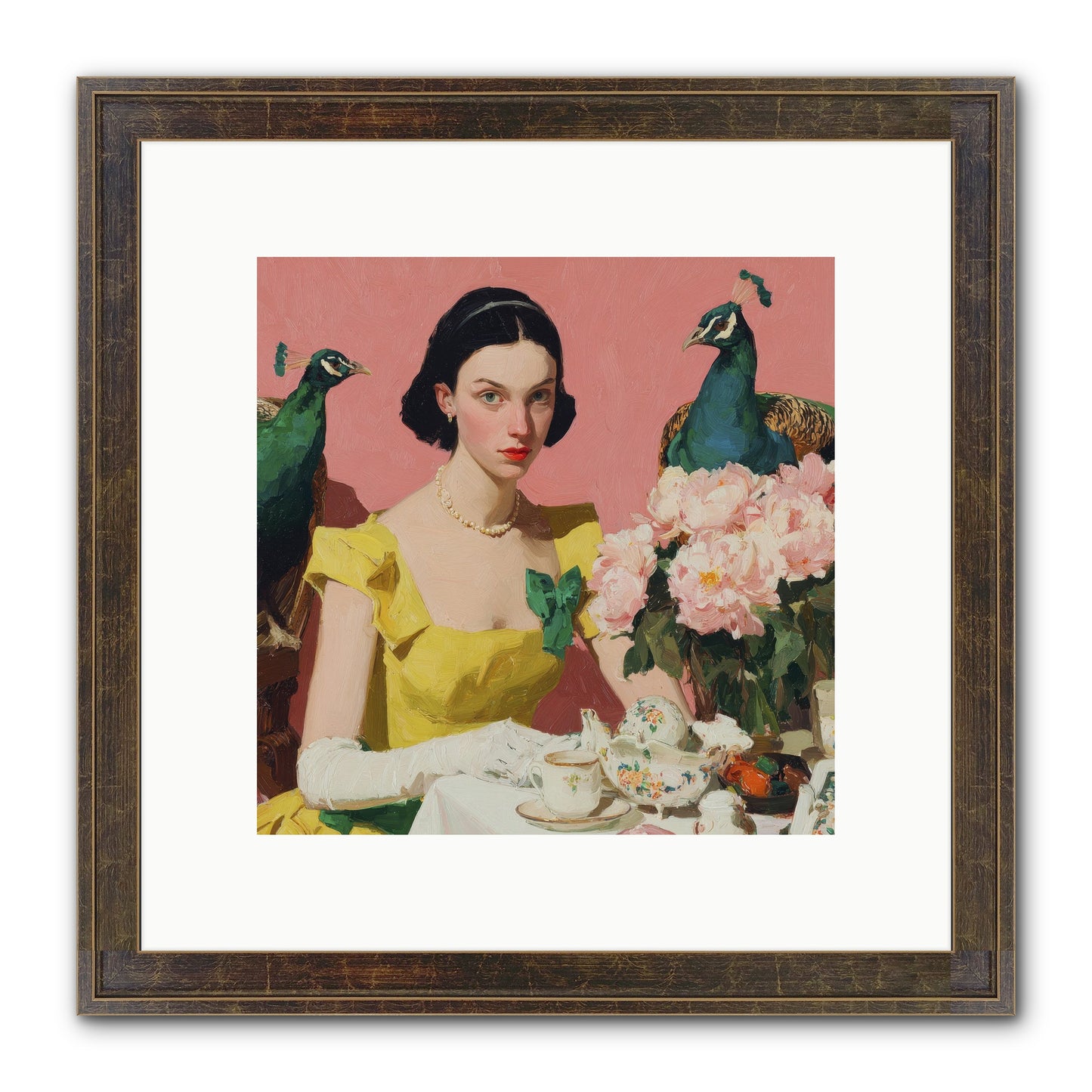 A Night To Be Remembered Framed Print - Slimwoods Black/Gold 10x10