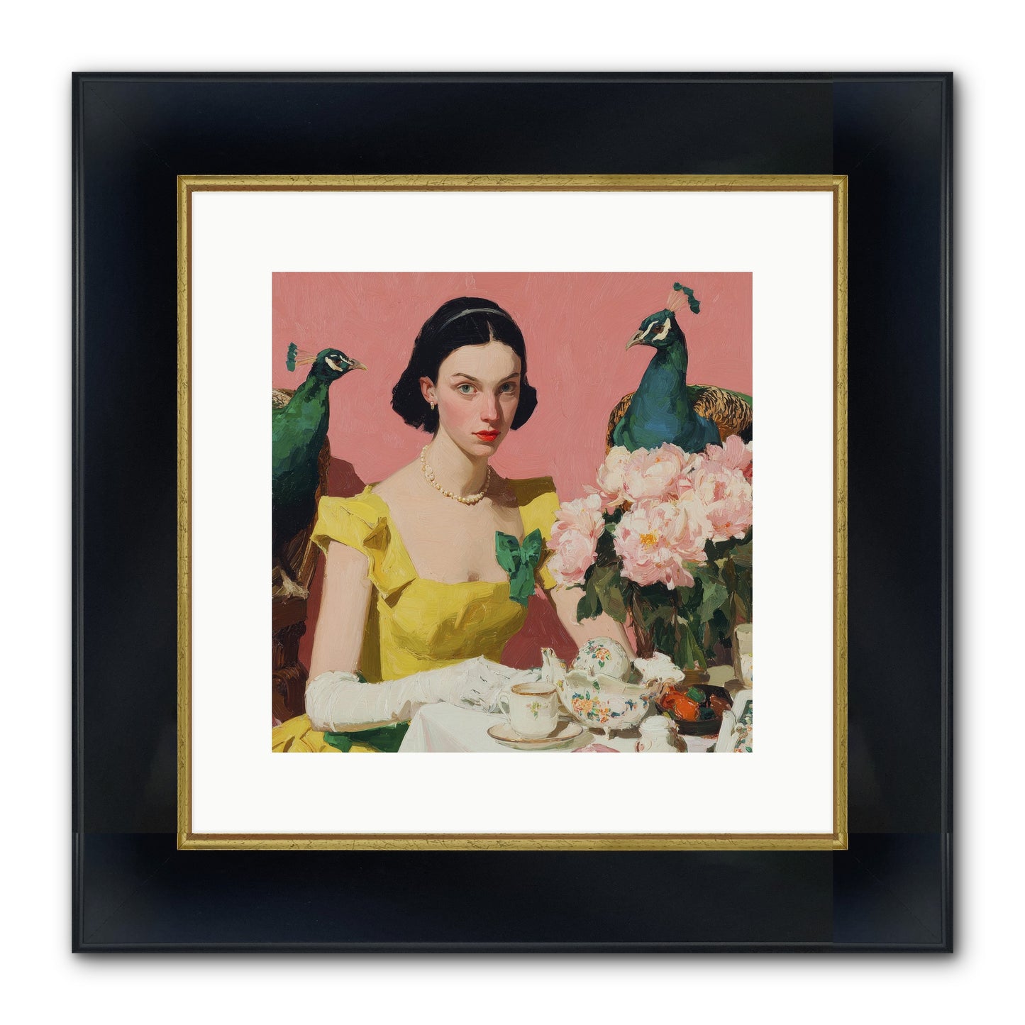 A Night To Be Remembered Framed Print - Wide Black w/Gold 12x12