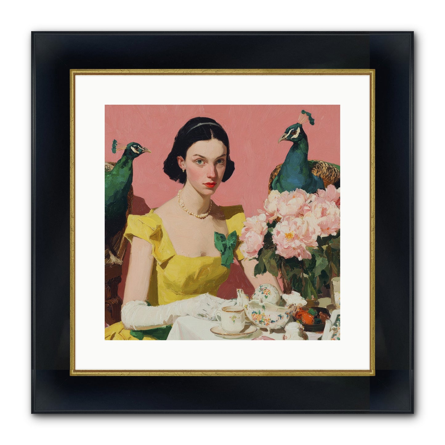 A Night To Be Remembered Framed Print - Wide Black w/Gold 16x16