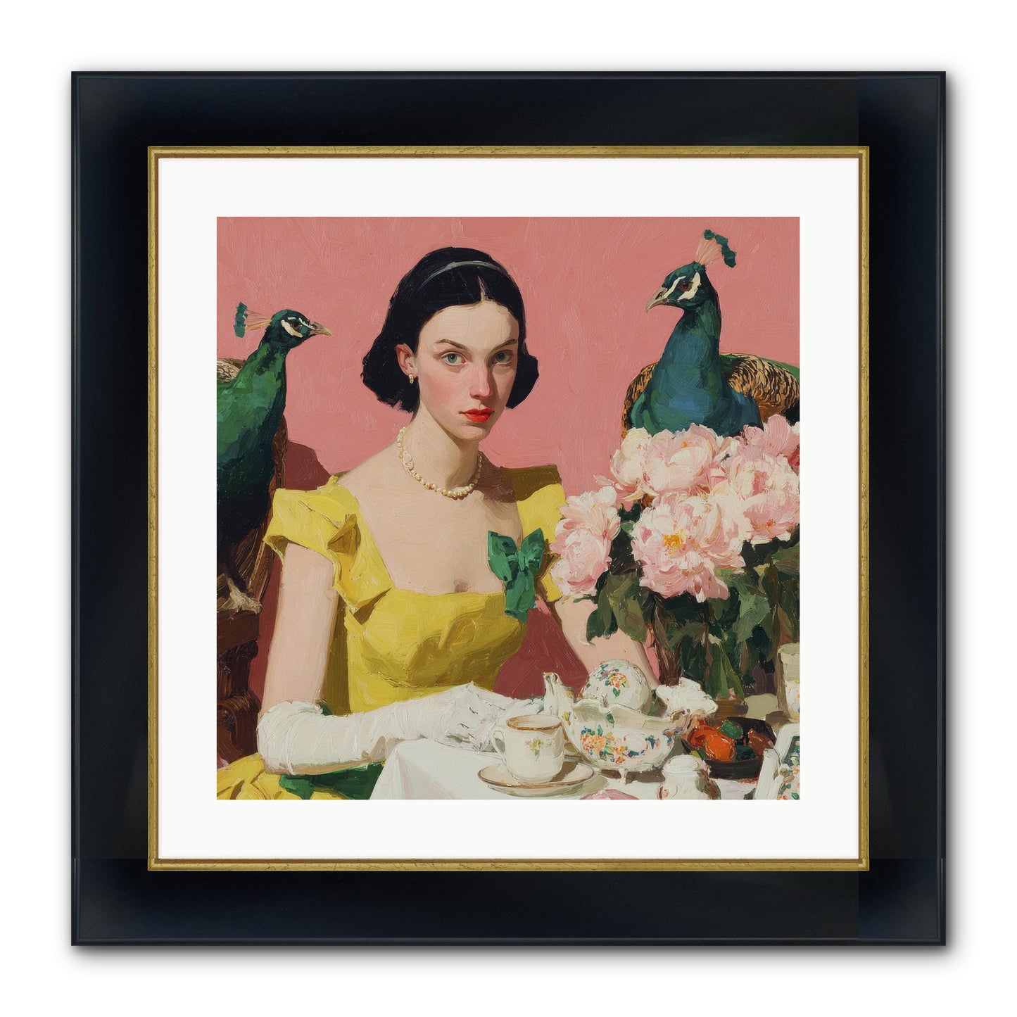 A Night To Be Remembered Framed Print - Wide Black w/Gold 20x20