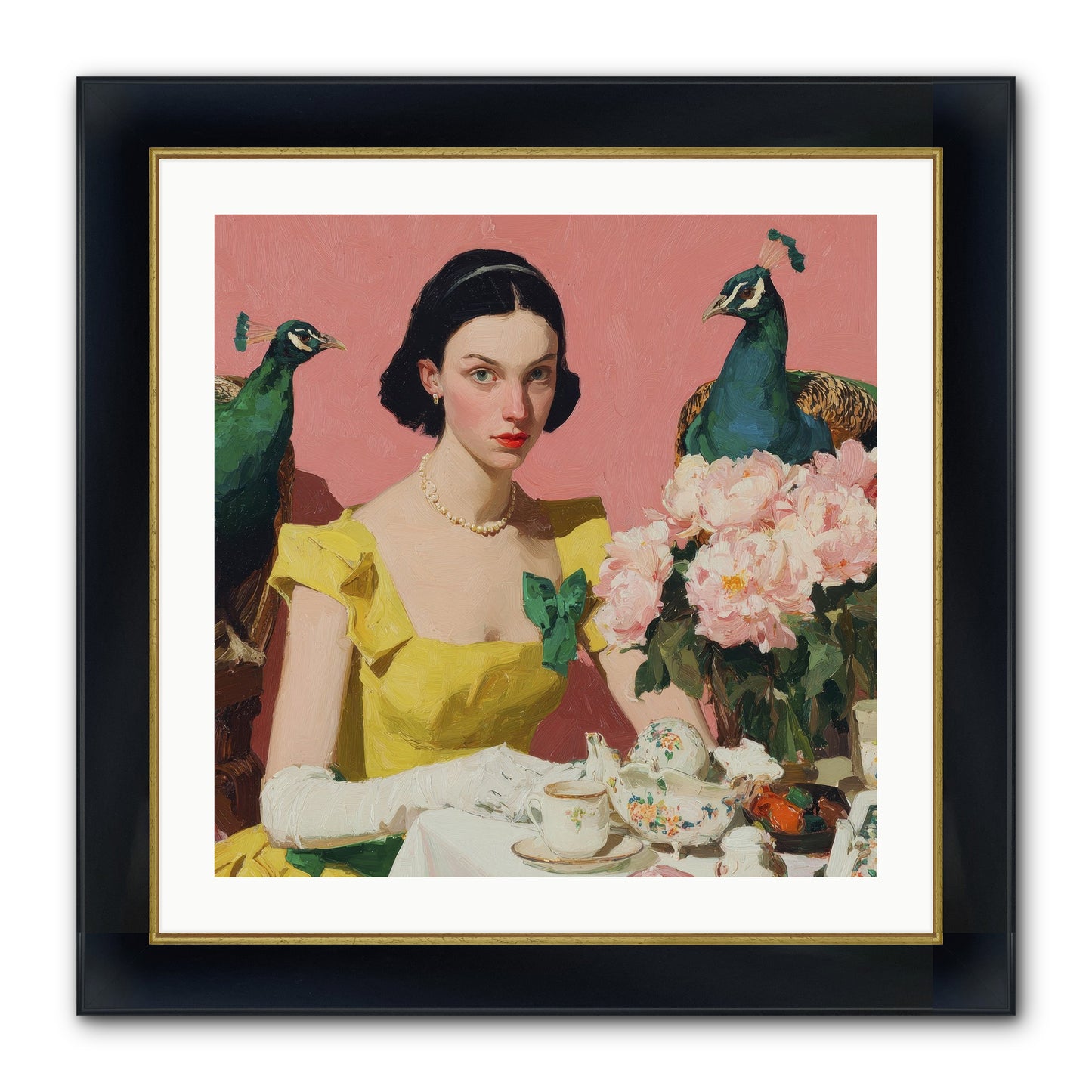 A Night To Be Remembered Framed Print - Wide Black w/Gold 24x24