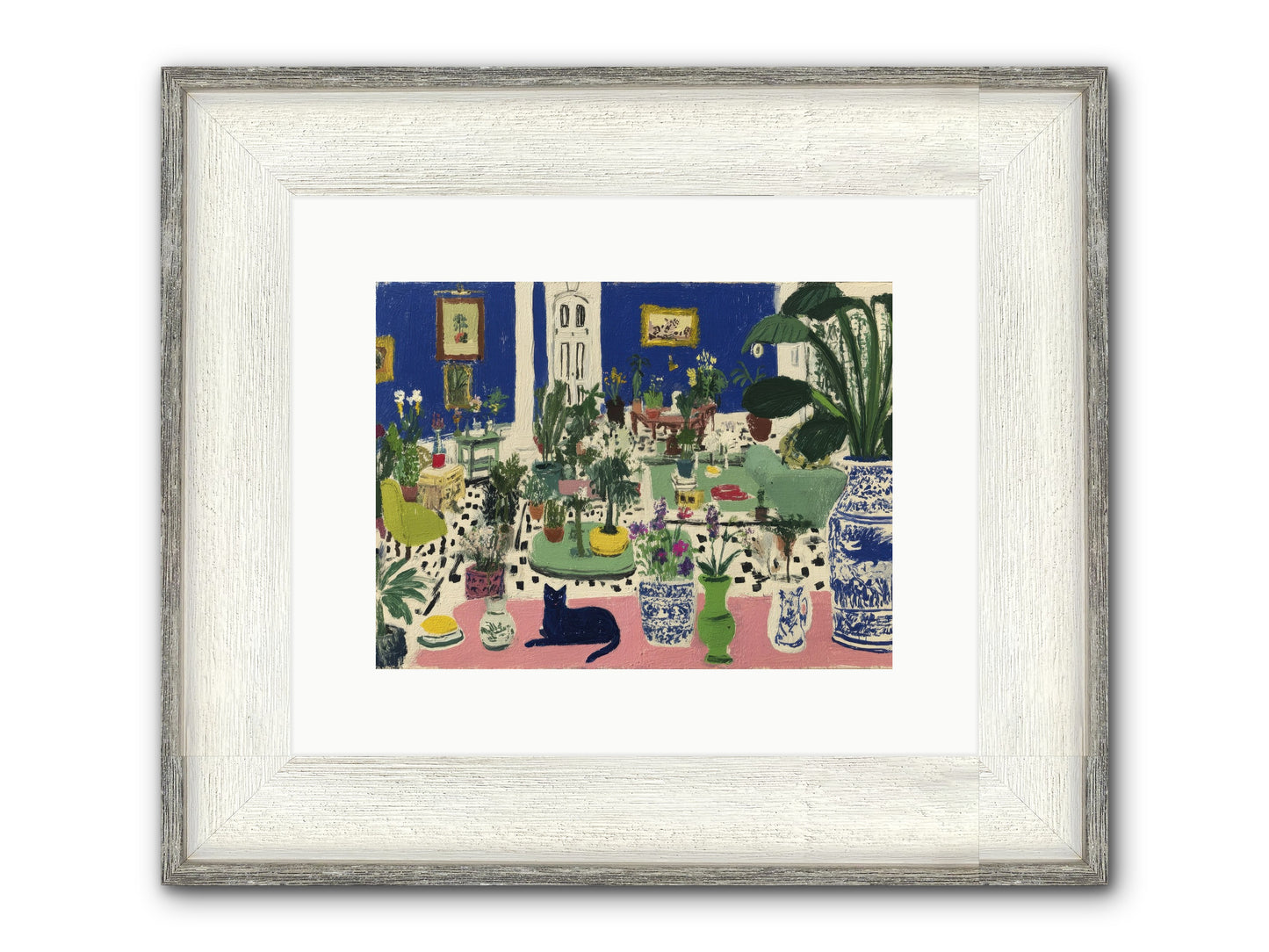 A Paradise Of His Own Framed Print - Driftwood White 12x9