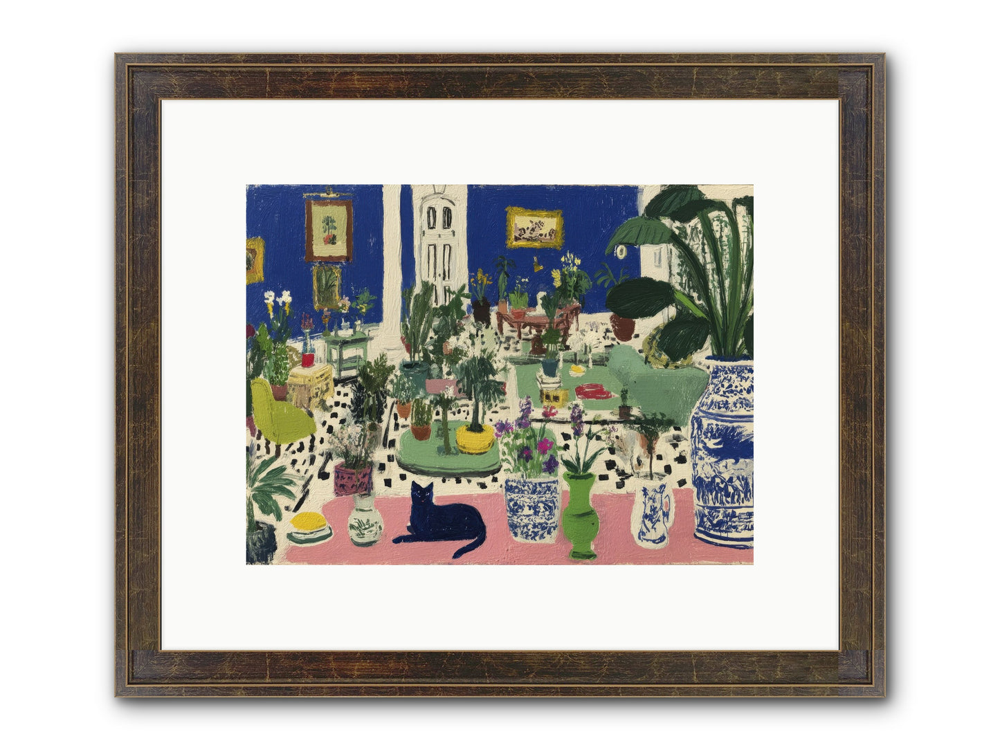 A Paradise Of His Own Framed Print - Slimwoods Black/Gold 12x9