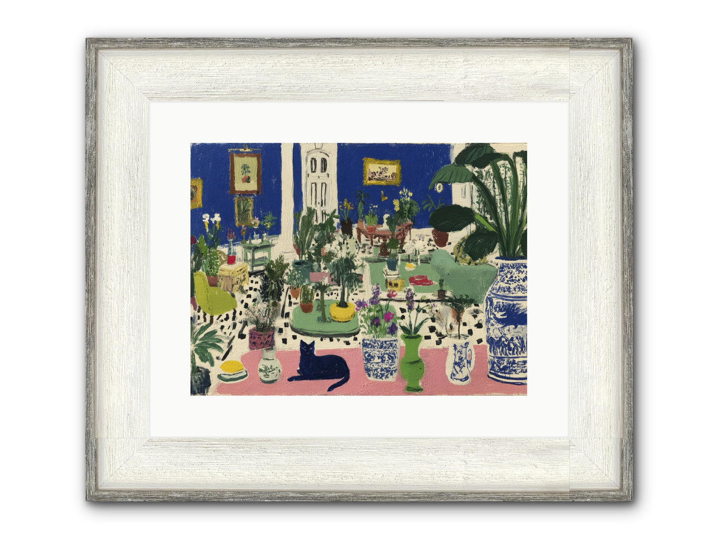 A Paradise Of His Own Framed Print - Driftwood White 16x12