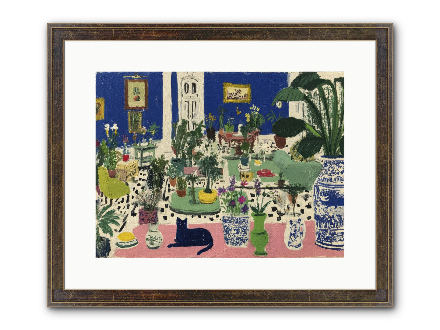 A Paradise Of His Own Framed Print - Slimwoods Black/Gold 16x12