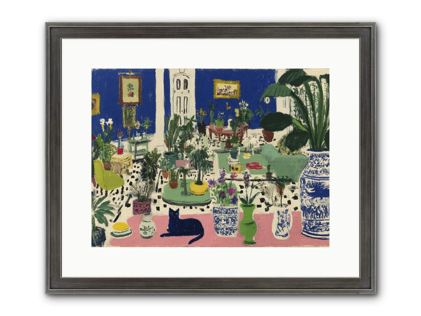 A Paradise Of His Own Framed Print - Slimwoods Black/Silver 16x12