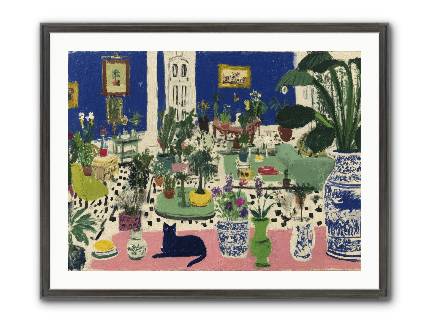 A Paradise Of His Own Framed Print - Slimwoods Black/Silver 32x24
