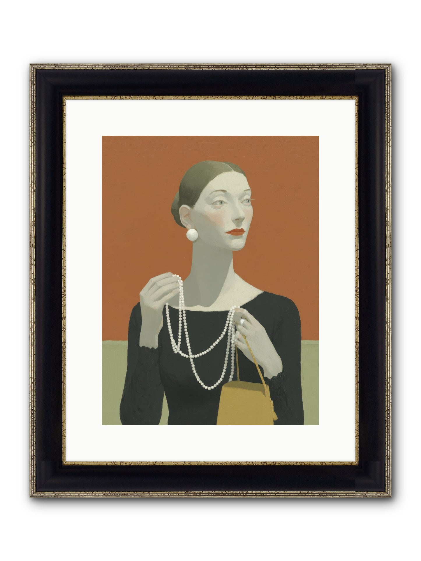 A Quiet Rebellion Framed Print - Black & Gold 12x16