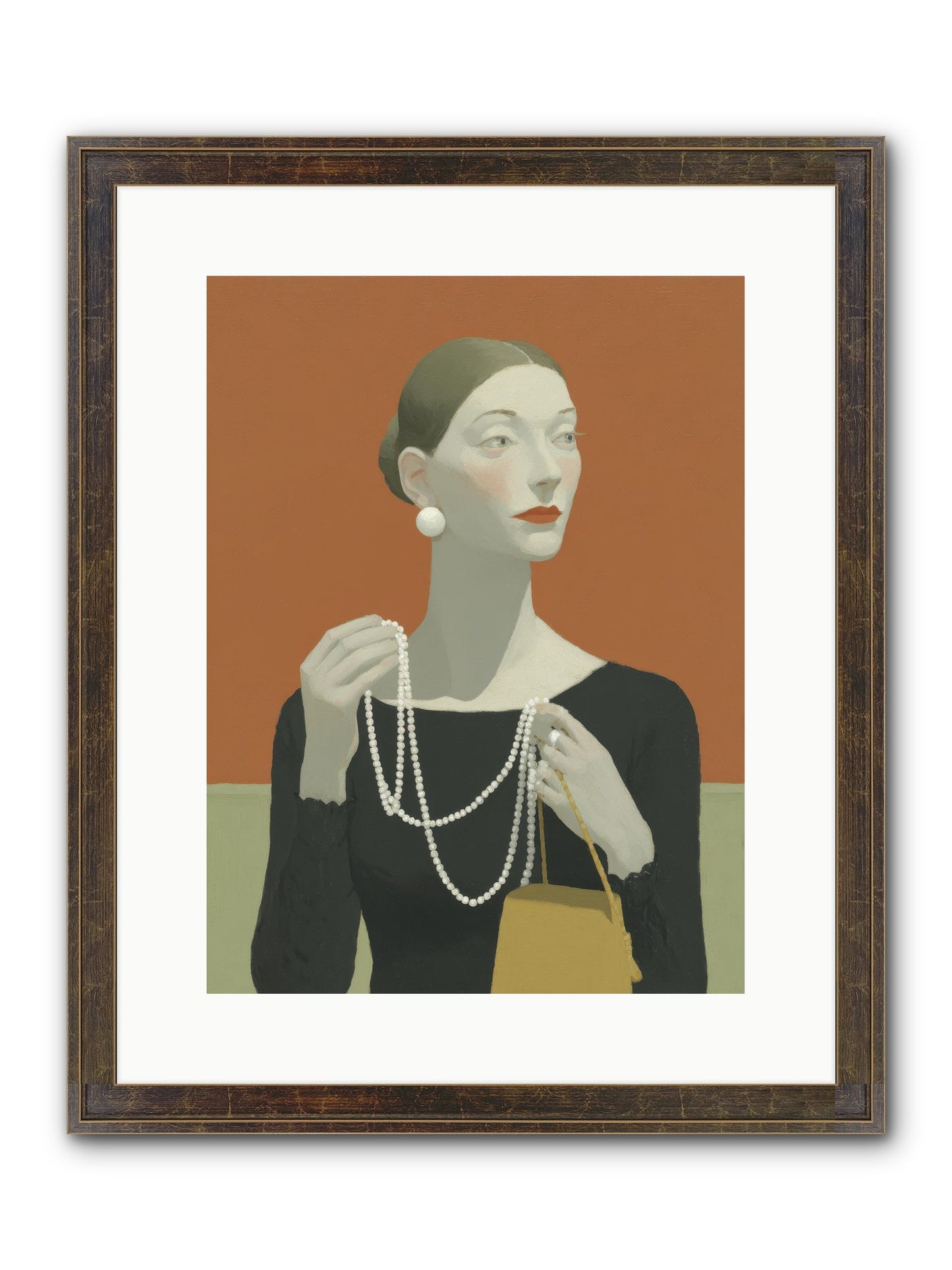 A Quiet Rebellion Framed Print - Slimwoods Black/Gold 12x16