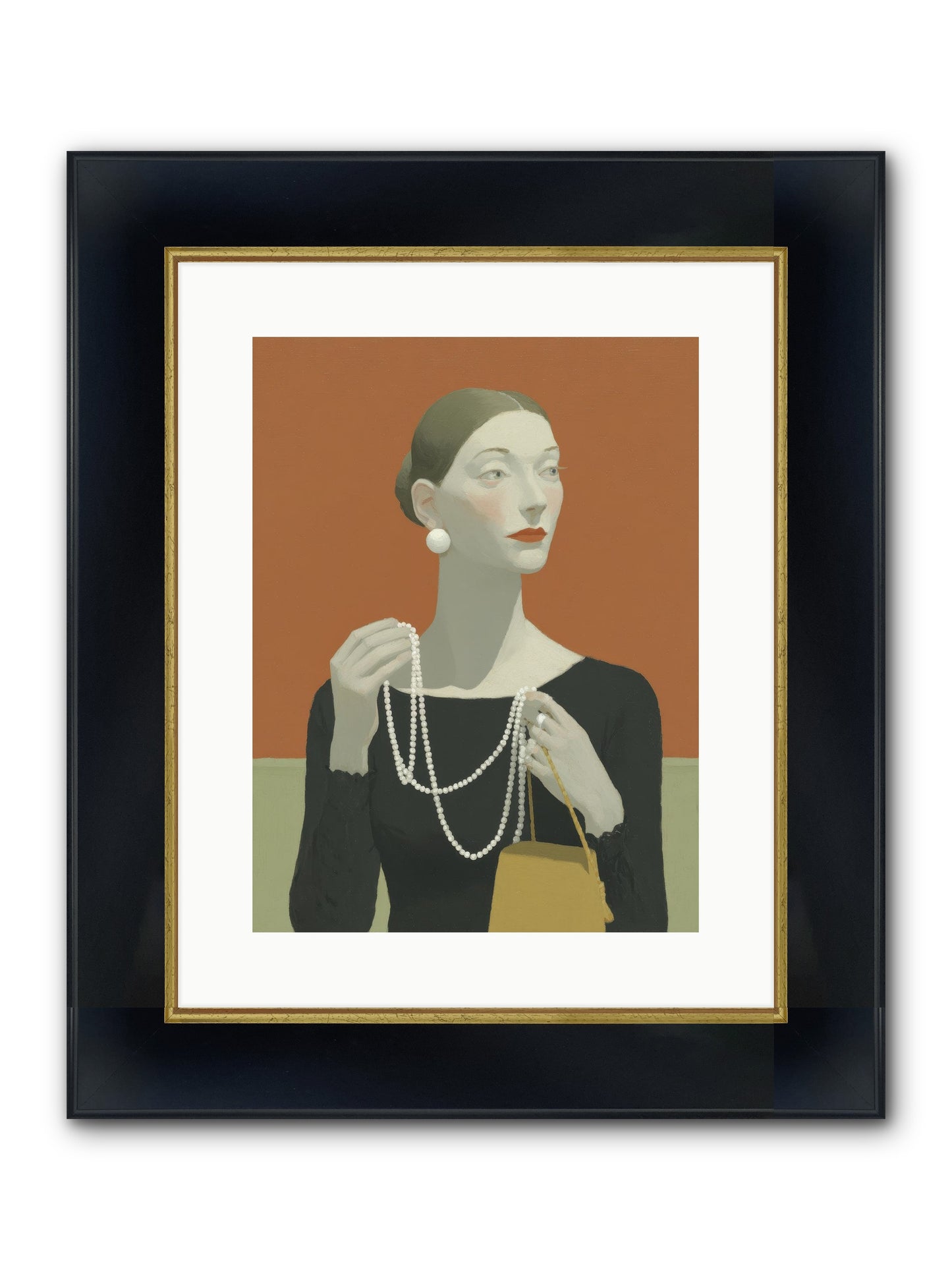 A Quiet Rebellion Framed Print - Wide Black w/Gold 12x16