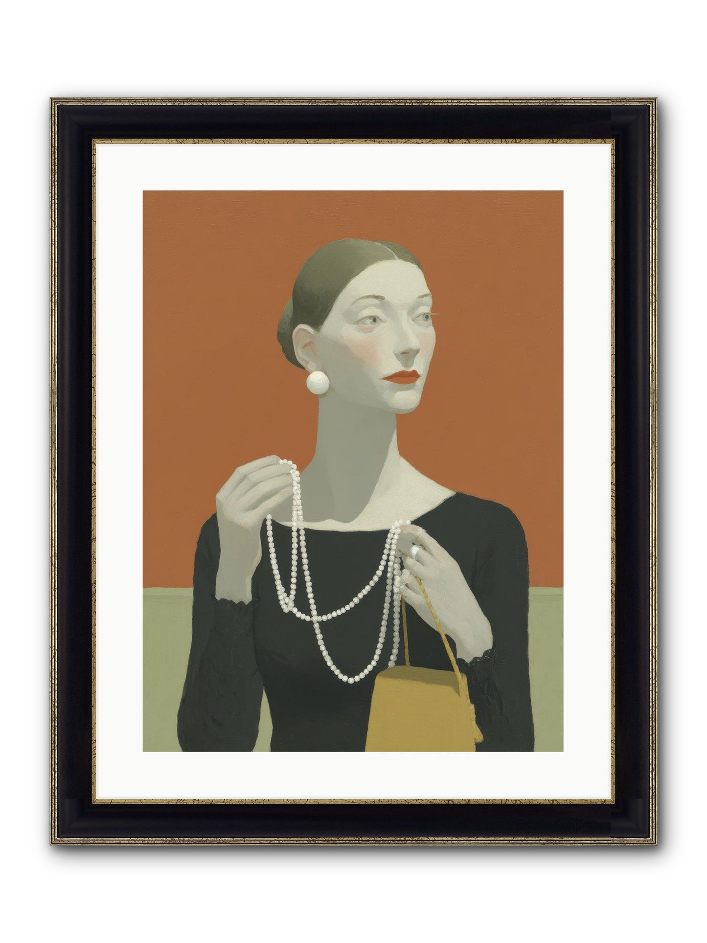 A Quiet Rebellion Framed Print - Black & Gold 18x24