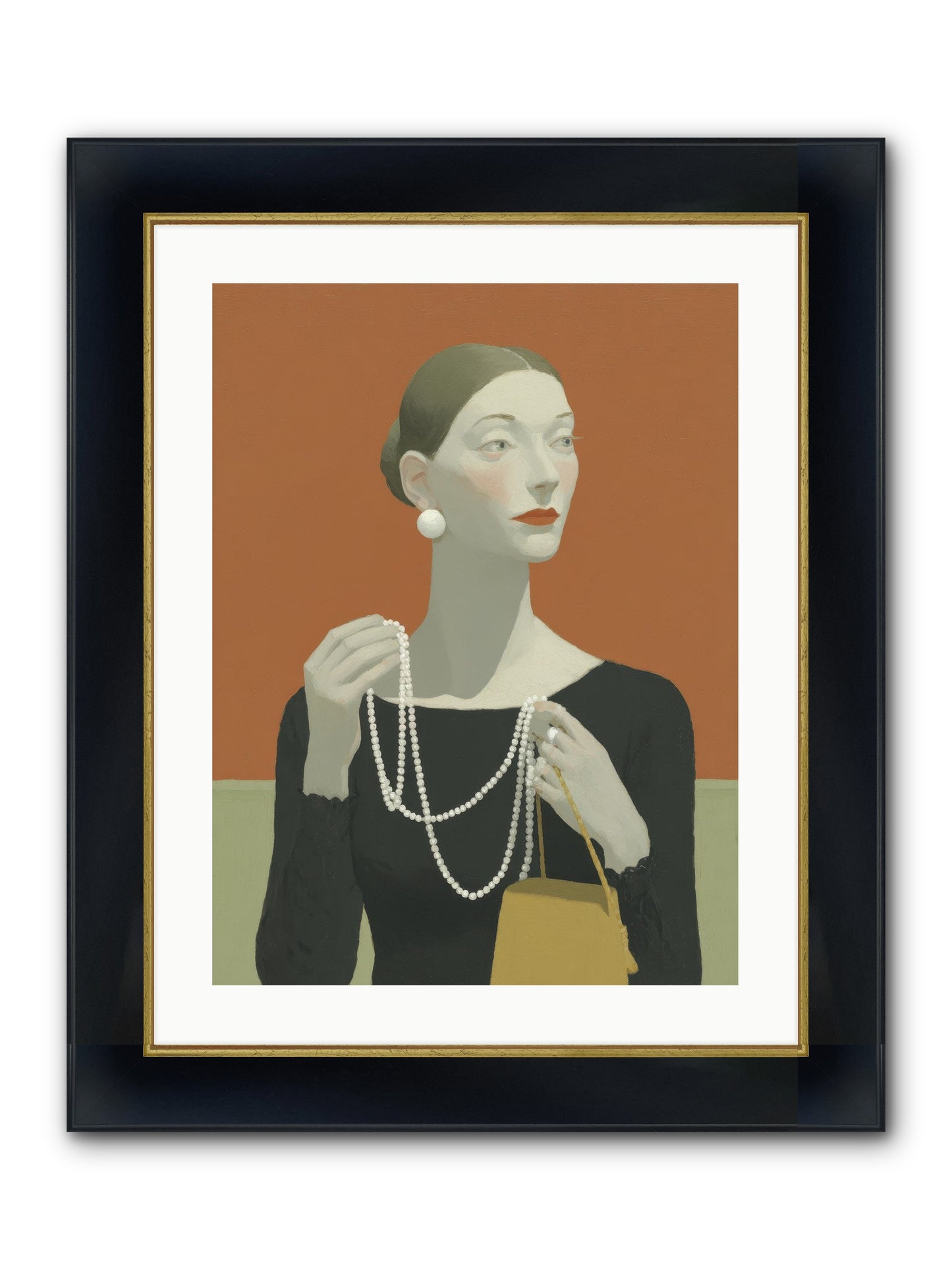 A Quiet Rebellion Framed Print - Wide Black w/Gold 18x24