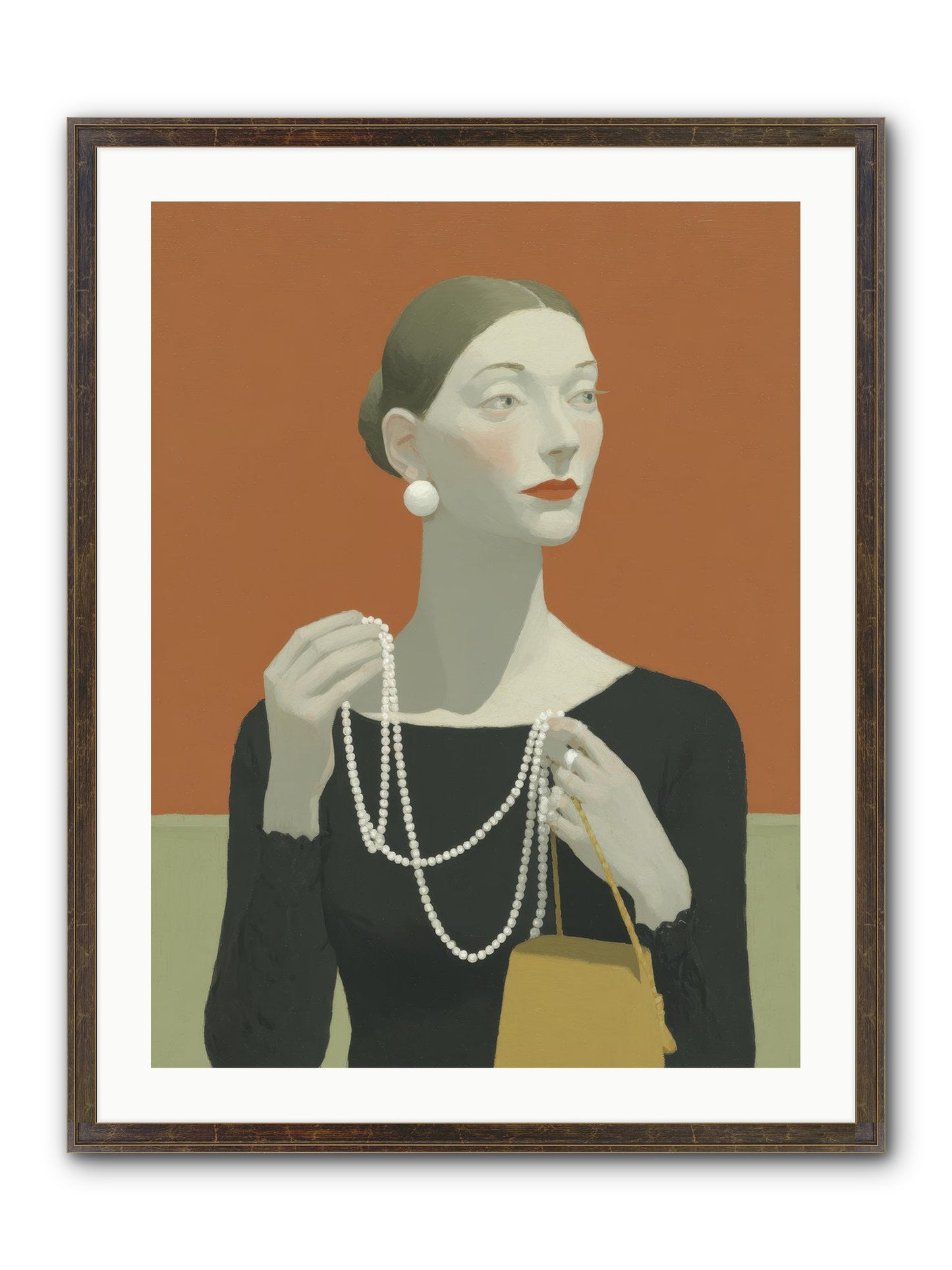 A Quiet Rebellion Framed Print - Slimwoods Black/Gold 24x32