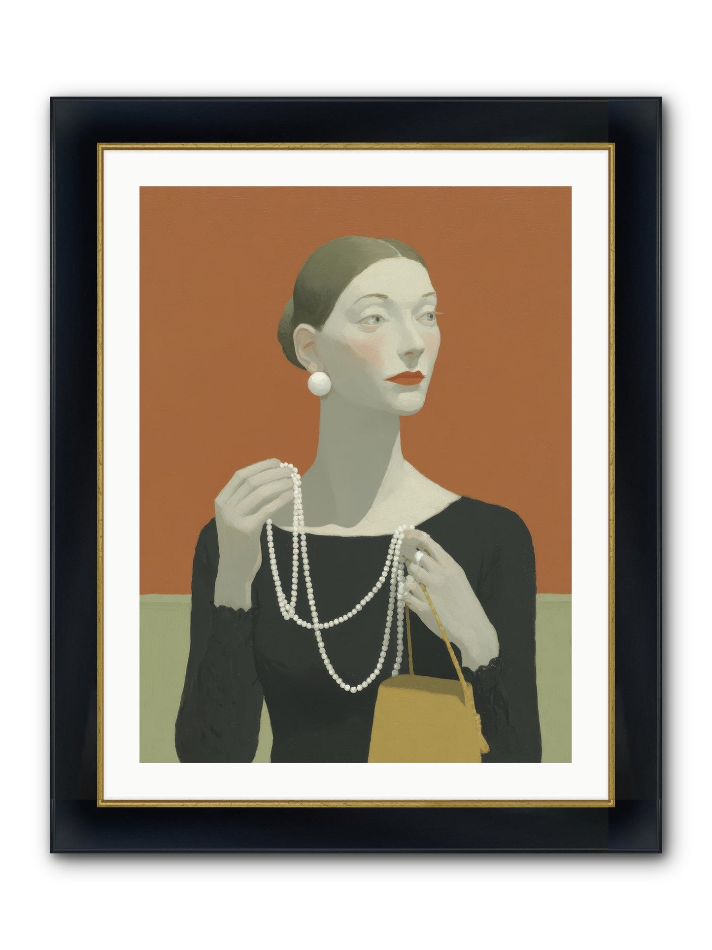A Quiet Rebellion Framed Print - Wide Black w/Gold 24x32
