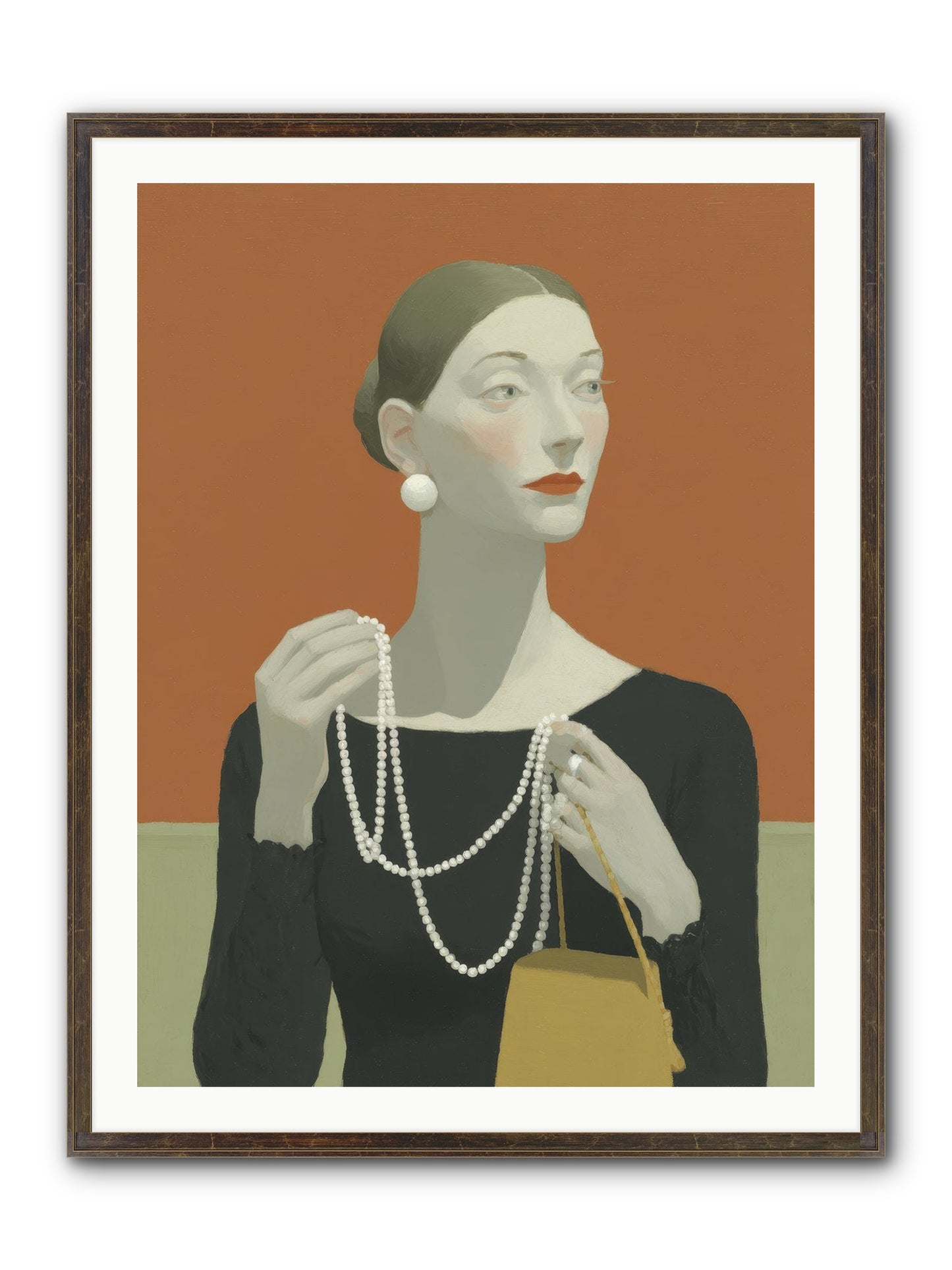 A Quiet Rebellion Framed Print - Slimwoods Black/Gold 30x40