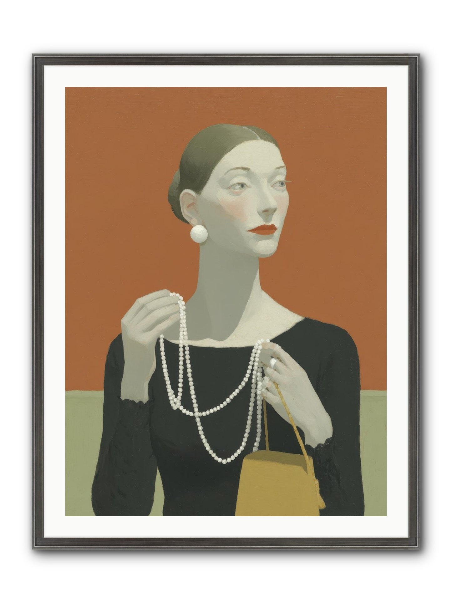 A Quiet Rebellion Framed Print - Slimwoods Black/Silver 30x40