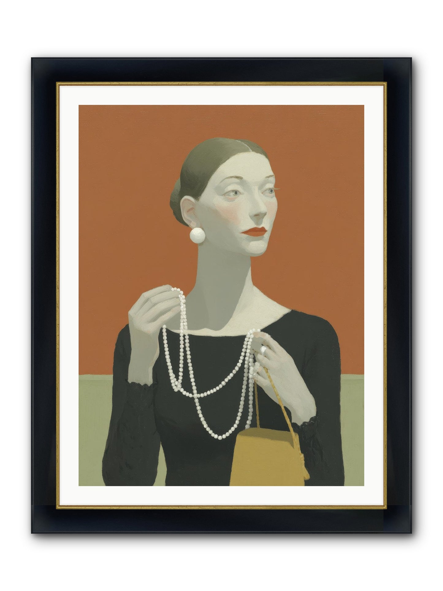 A Quiet Rebellion Framed Print - Wide Black w/Gold 30x40