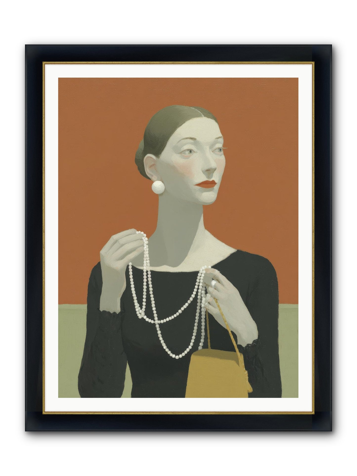 A Quiet Rebellion Framed Print - Wide Black w/Gold 36x48